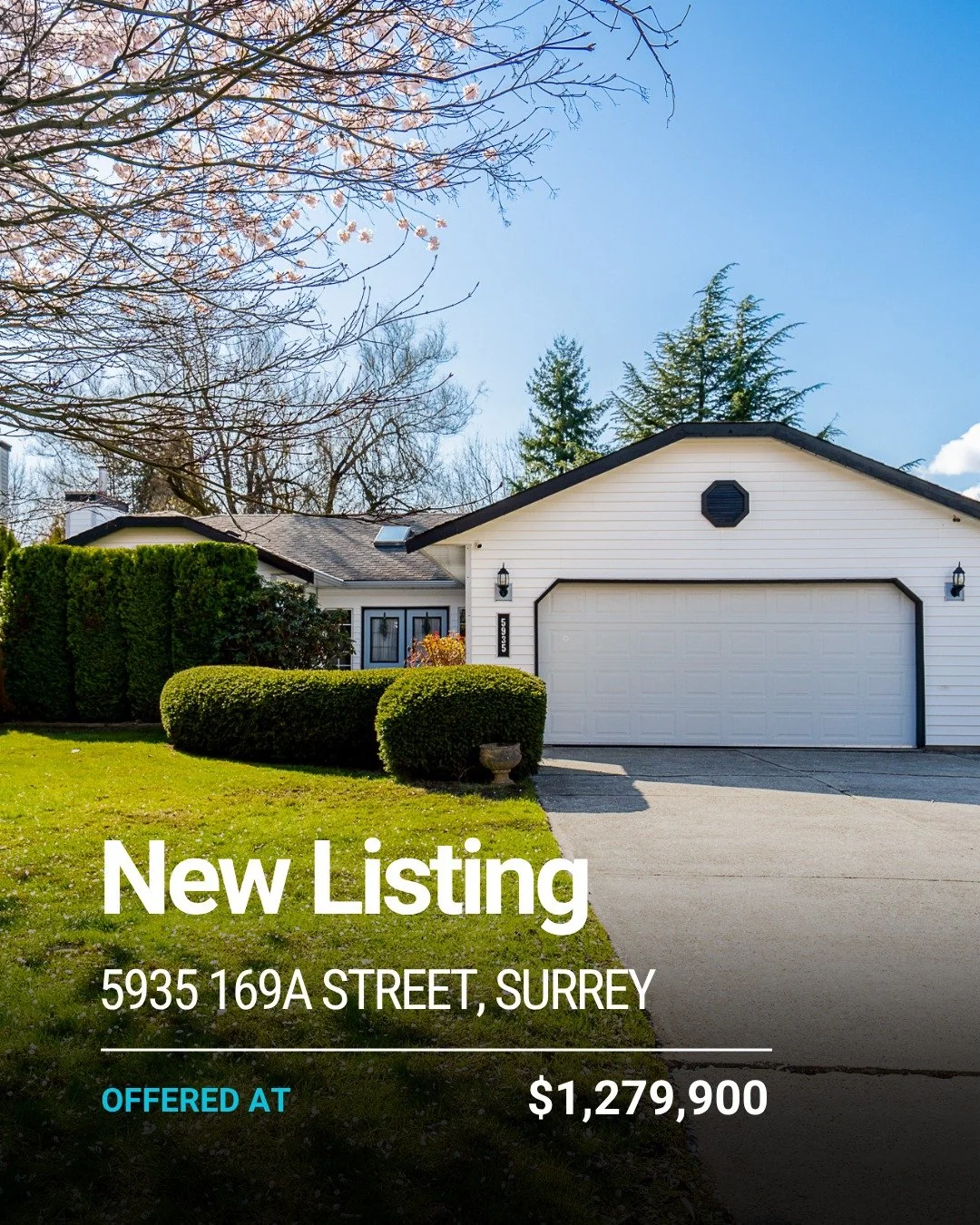 You are not prepared for the interior of this Rancher! 

Renovated Rancher in West Cloverdale! This spacious 1,961 sq ft 3 bed, 2.5 bath home sits on a 7,220 sq ft cul-de-sac lot in a sought-after neighbourhood. Stylish updates include modern laminat