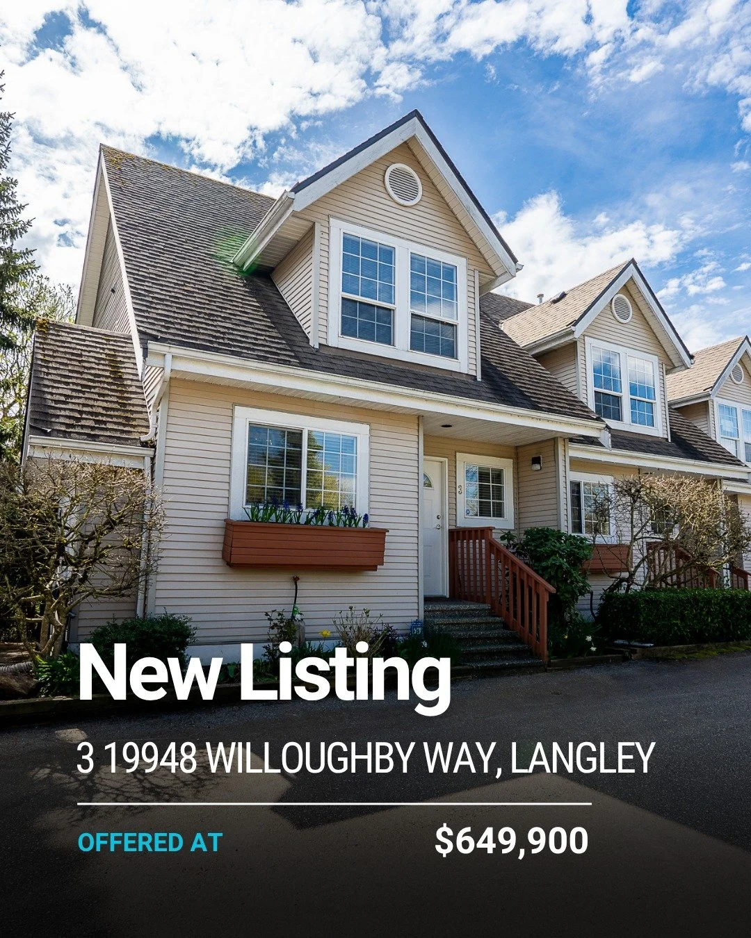You know that cute little townhome development you drive by in Willoughby? This end unit in the complex just hit the market...(and it has a private yard)

This beautifully updated 2-storey end unit features a large south-facing backyard backing onto 