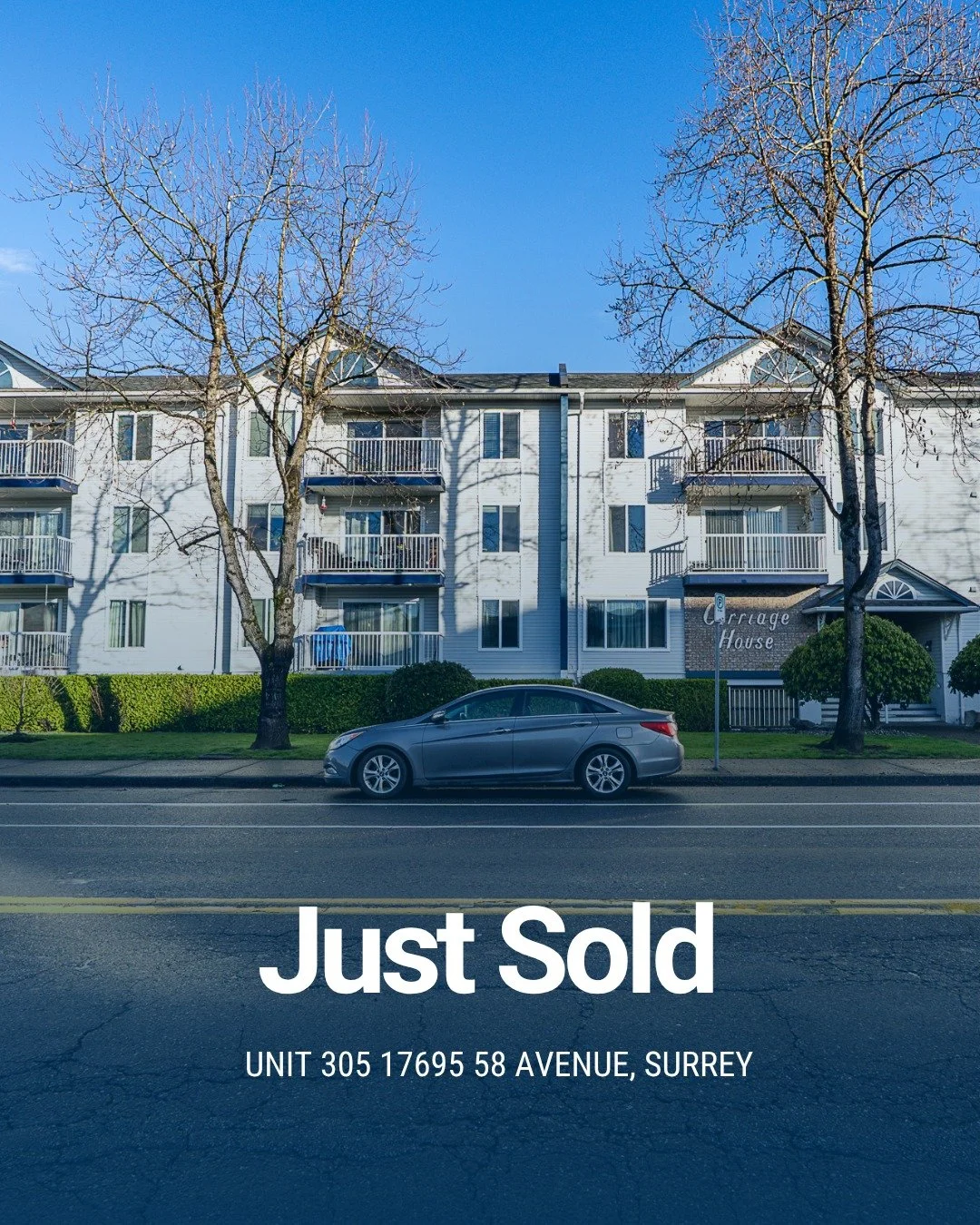SOLD in just over a month!

Carriage House in the Heart of Downtown Cloverdale: This top-floor corner unit in a quiet 55+ building offers 1,153 sqft, 2 bedrooms and 2 bathrooms with an excellent layout-bedrooms on opposite sides for added privacy.

3