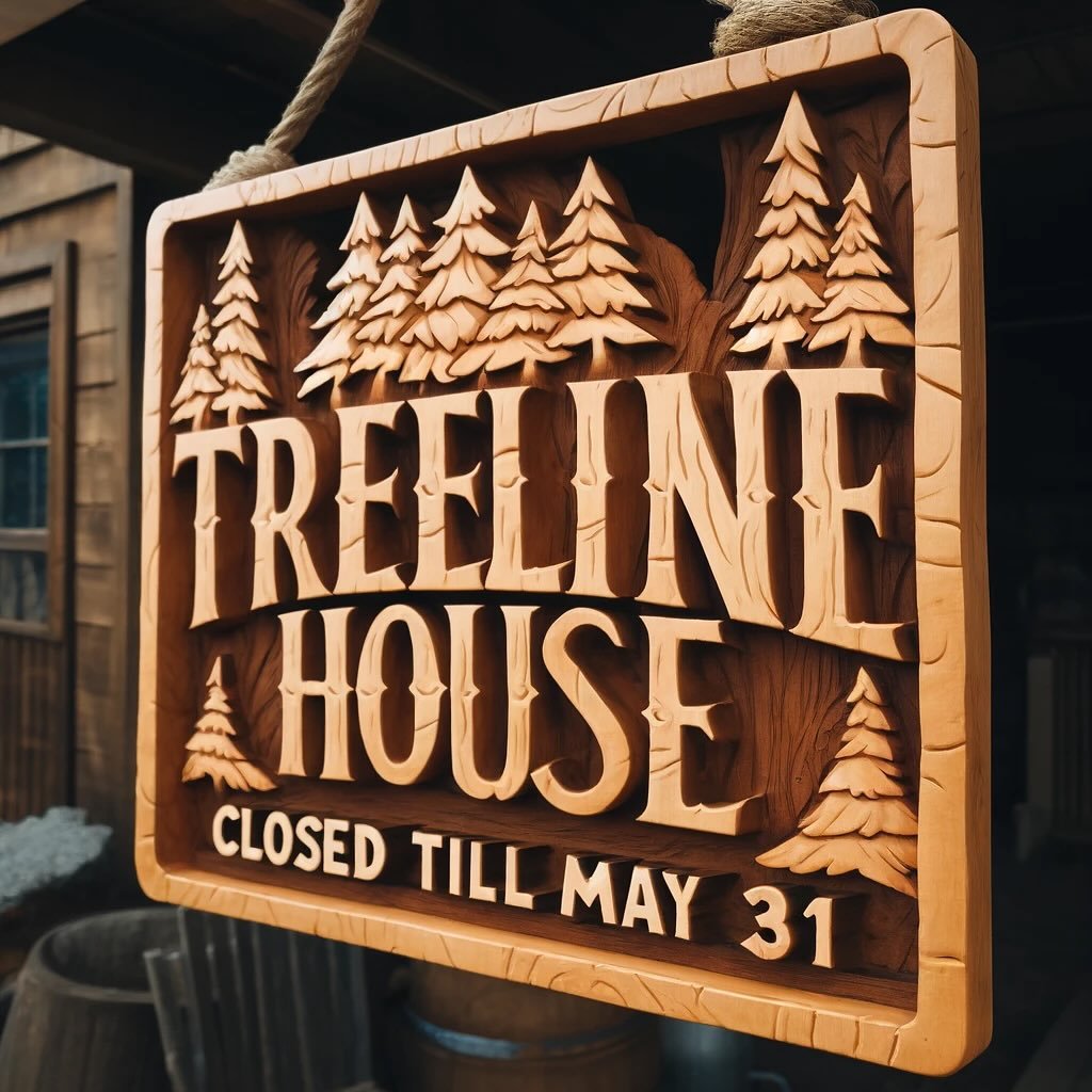 🎉 **Important Update from Treeline House &amp; The Bar** 🎉
.
📅 **Temporary Closure Alert!** 
.
We will be **closed starting today, Saturday, May 11 until Friday, May 31**, for mud season cleaning and two exclusive events:
- 🌿 **Experience Wellnes