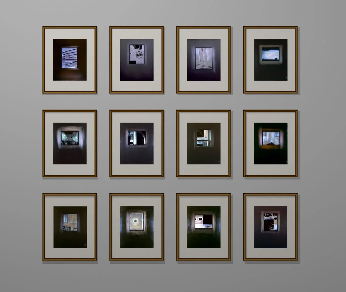 Framed Wall Display of Silver Print Series No. 3