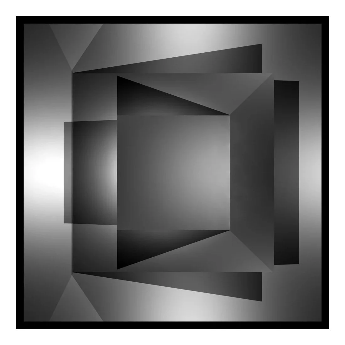 "Trapezoids No. 2"  2006, 24" x 24"