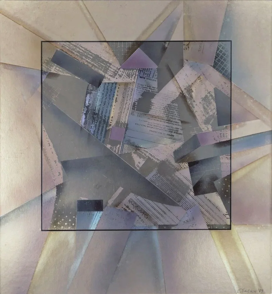 "Abstract No. 4c"  1972, 12" x 12"