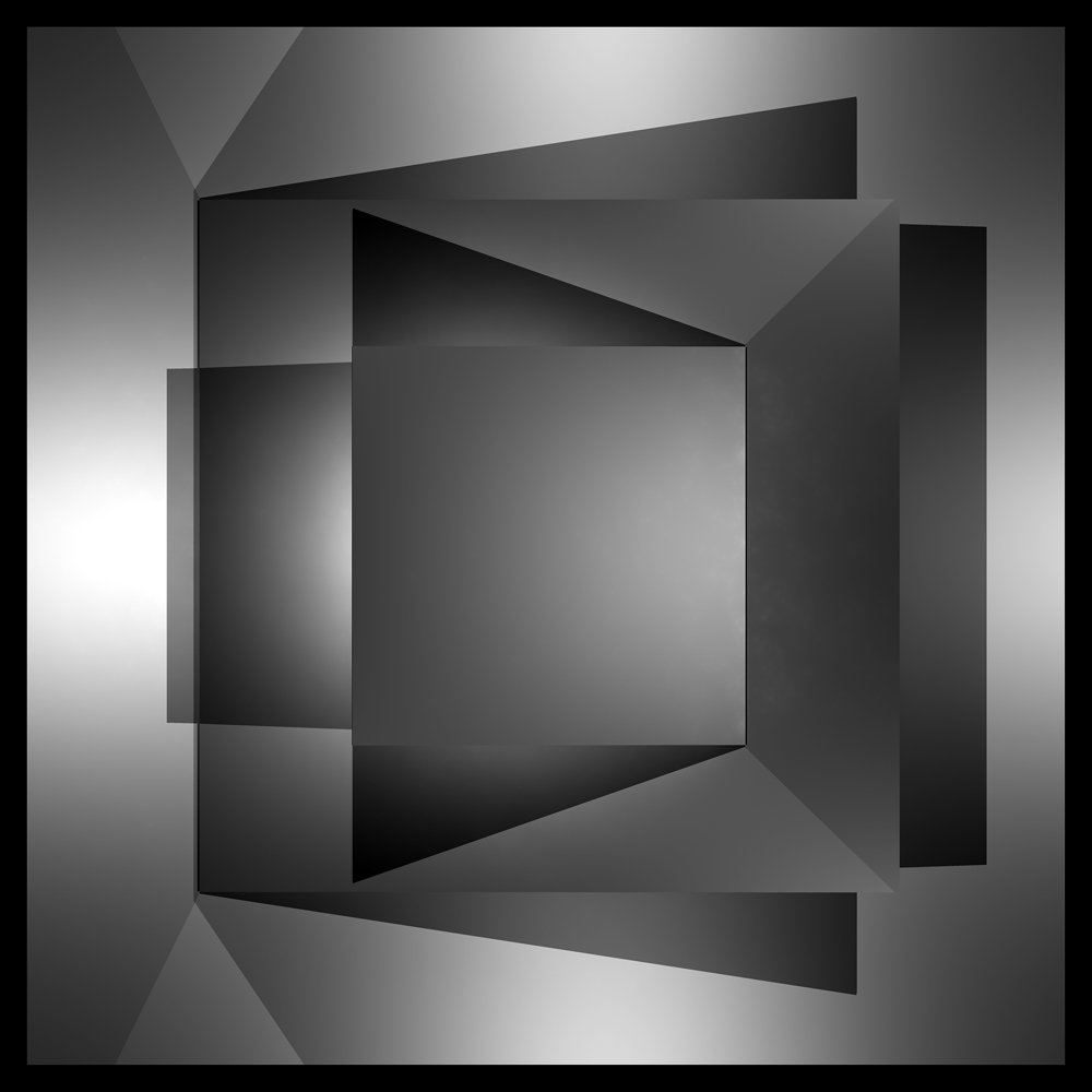 "Trapezoids No. 2"  2006, 24" x 24"