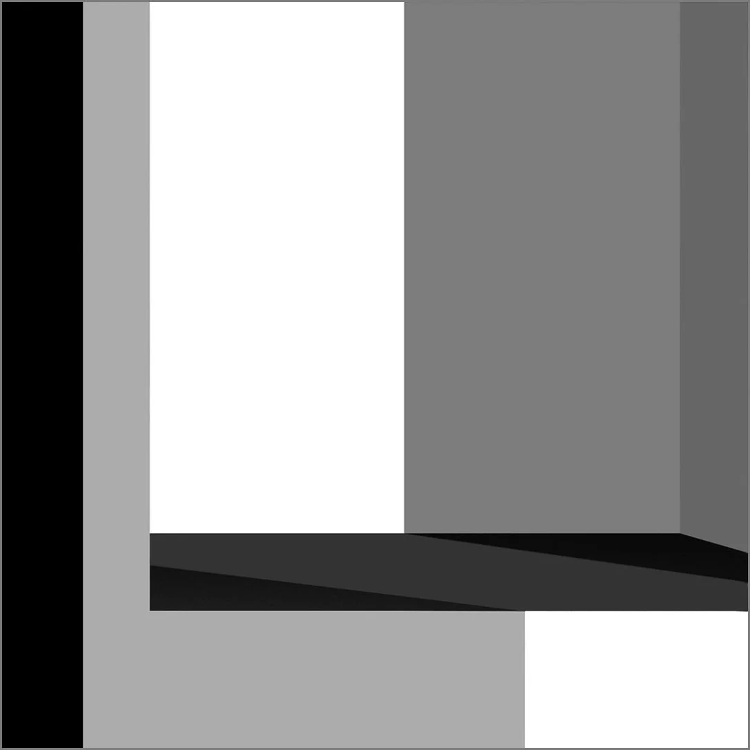 "Extruded Planes"  2024, 44" X 44"