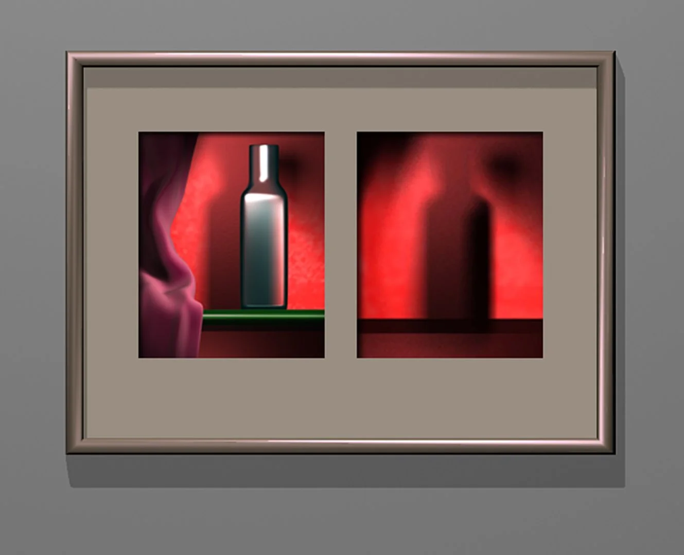 "Homage to Morandi - Very Still Life" 2006, 16" x 24"