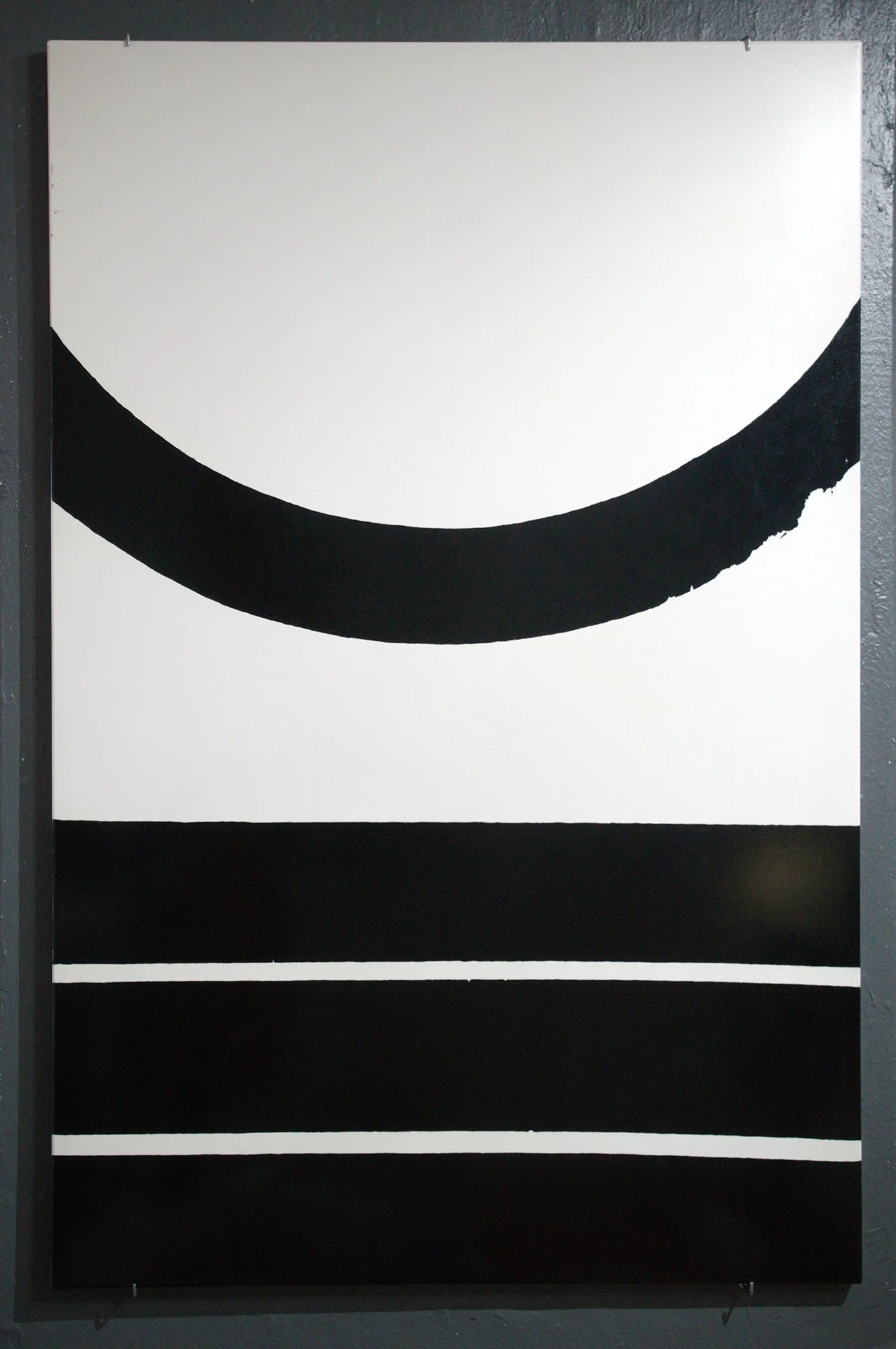 "Untitled" 1968, Porcelain on Steal 3' x 5'