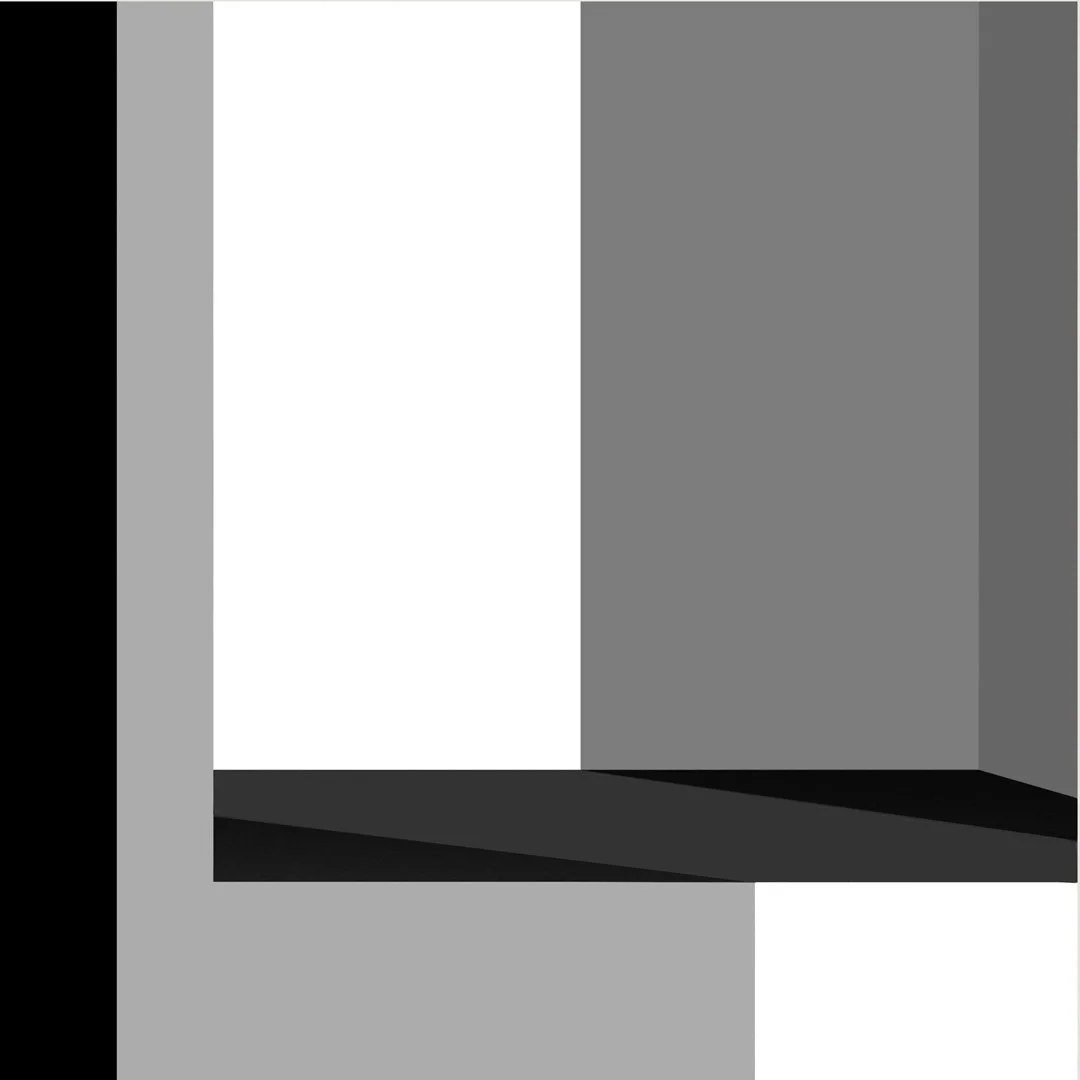 "Extruded Planes"  2024, 44" X 44"