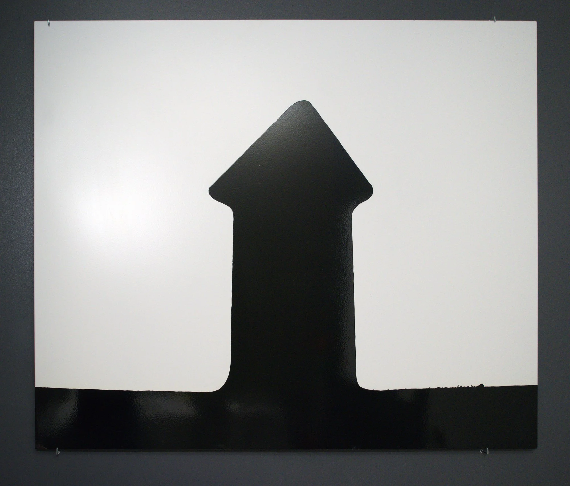 "Untitled" 1968, Porcelain on Steal 6' x 4'