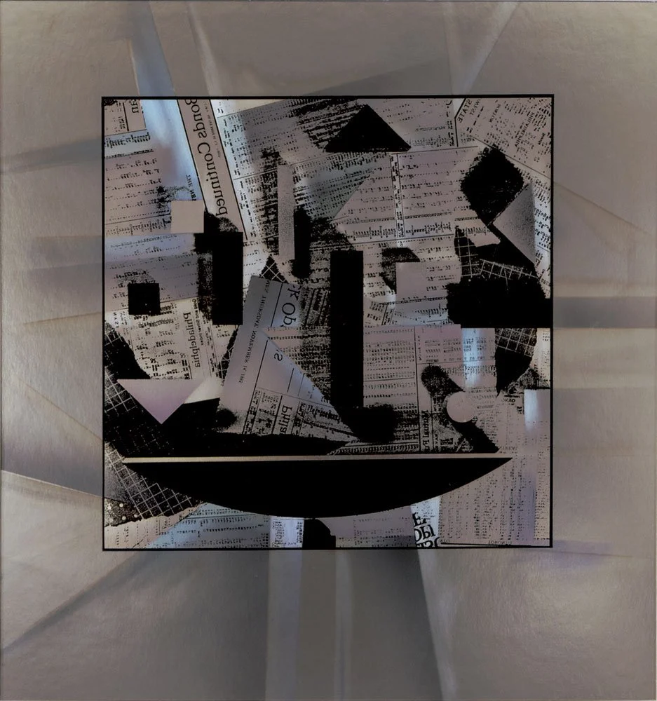 "Abstract No. 2c"  1972, 12" x 12"