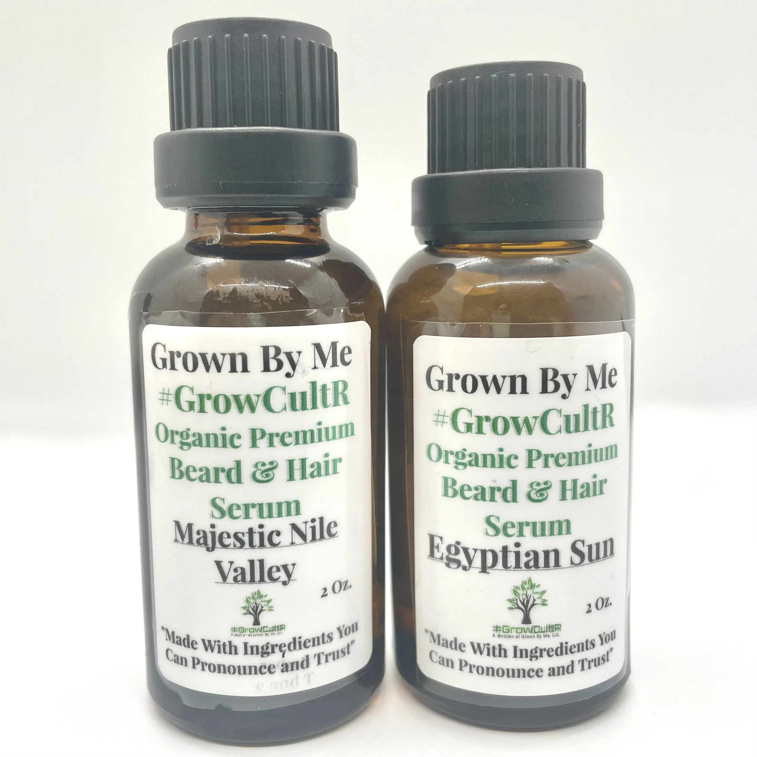#GrowCultR Organic Premium Beard &amp; Hair Serum (2 Ounce)