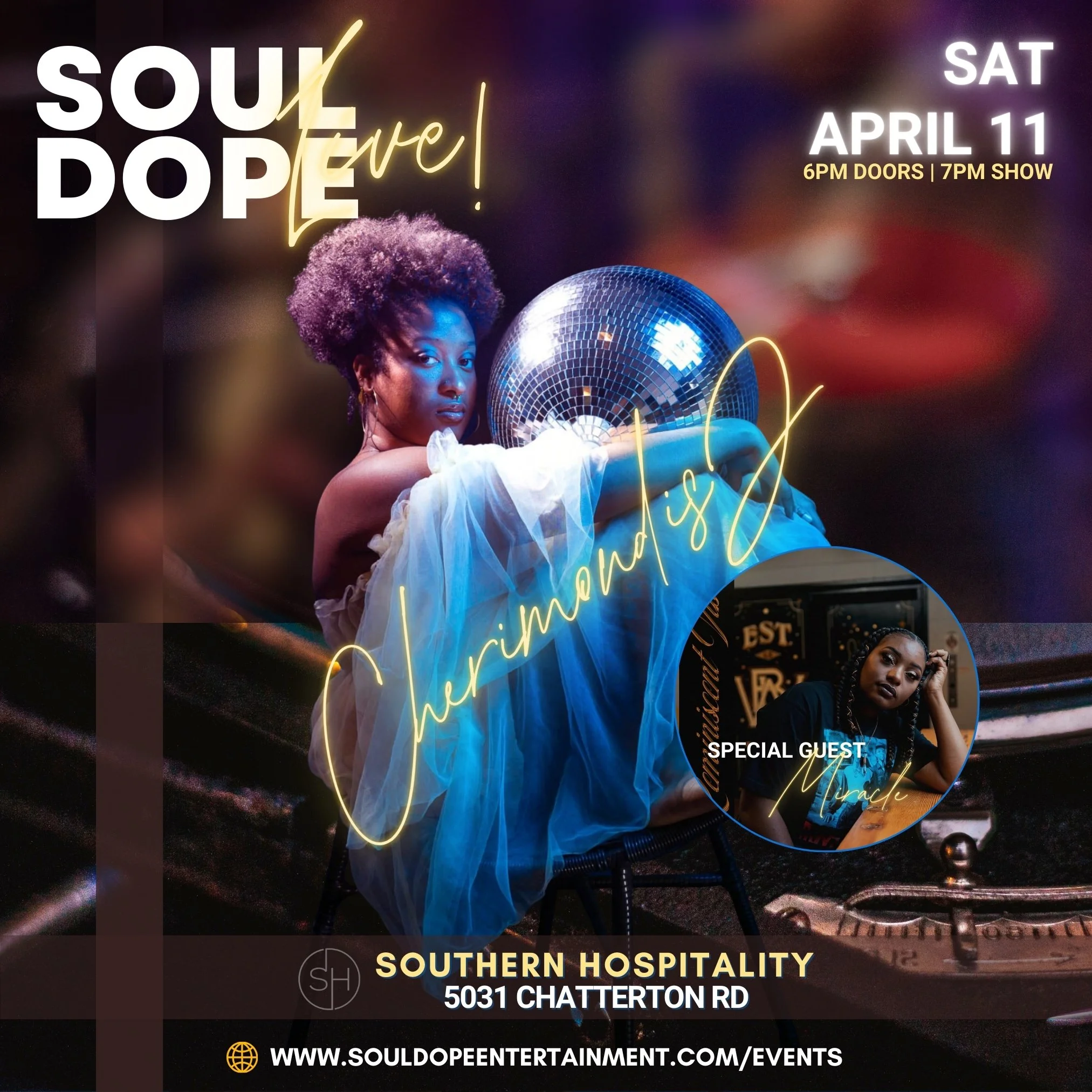Soul Dope Live! Featuring Cherimondis J