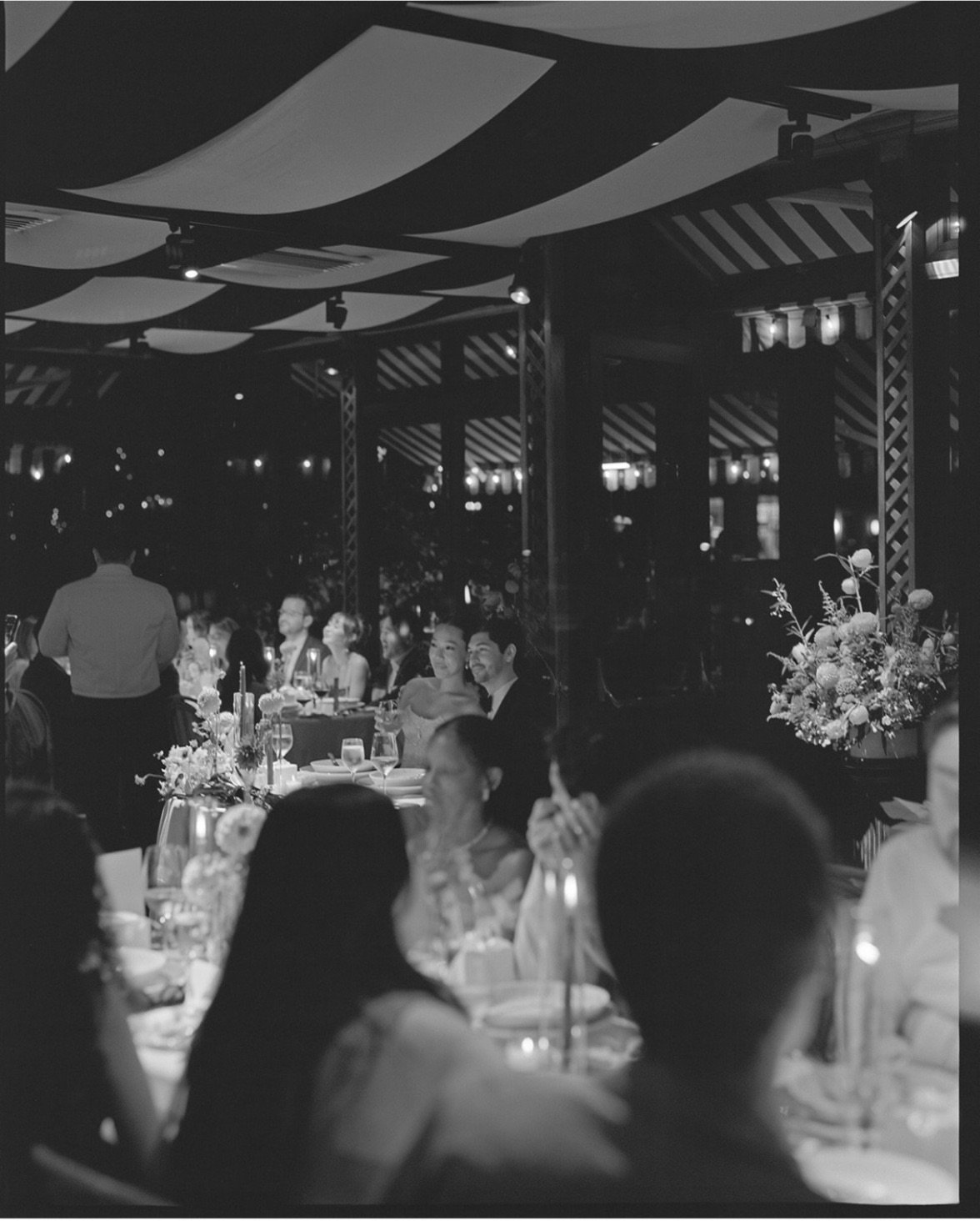 The most perfect intimate dinner for Minna &amp; Justin in Brooklyn at the River Cafe