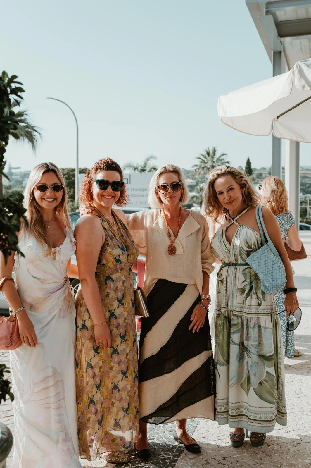 Sarah Nicollier with Clients at Vilamoura Summer Party Algarve Portugal