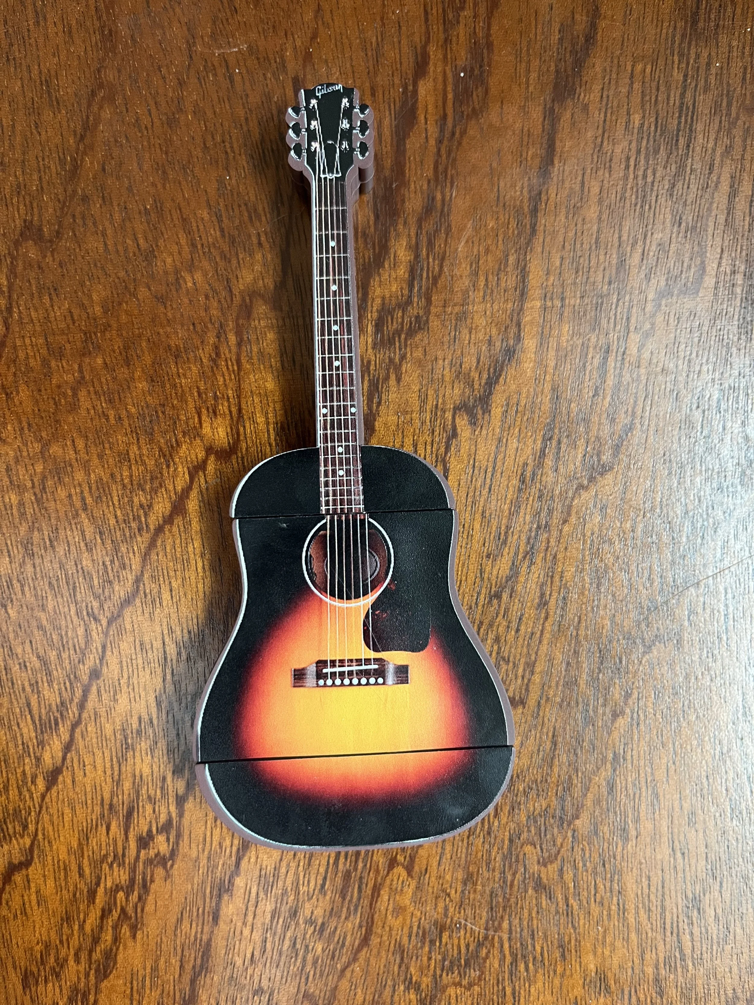 Guitar USB dual drive with 4 Albums