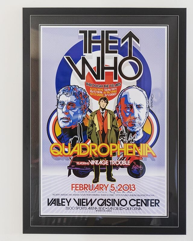 Who framed this?......well of course we did!! Any fans of The Who??
.
.
.
.
.
.
#custompictureframing #pictureframing #thewho #poster #art #posterart #sanclemente #smallbusiness