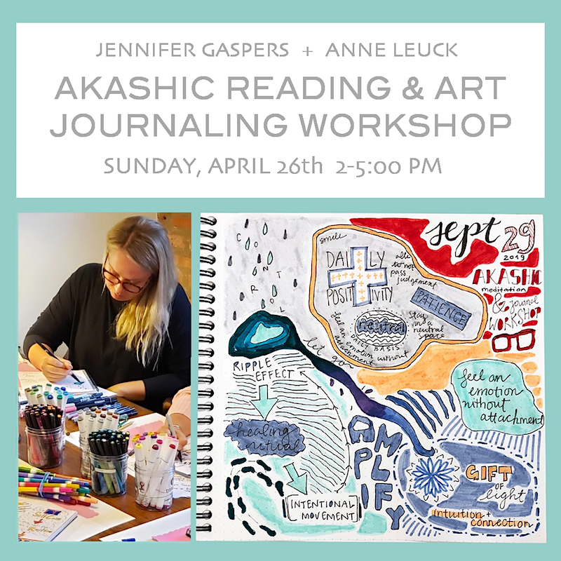 AKASHIC READING + ART JOURNALING WORKSHOP
