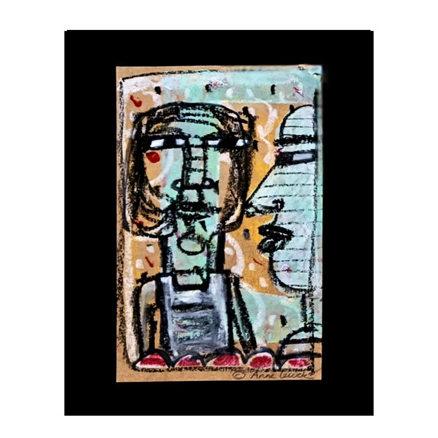 ON PURPOSE 8x10 Mixed-Media Mono Print