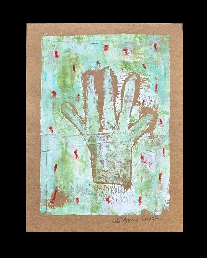 HANDY III 8x10 Mixed-Media Mono Print