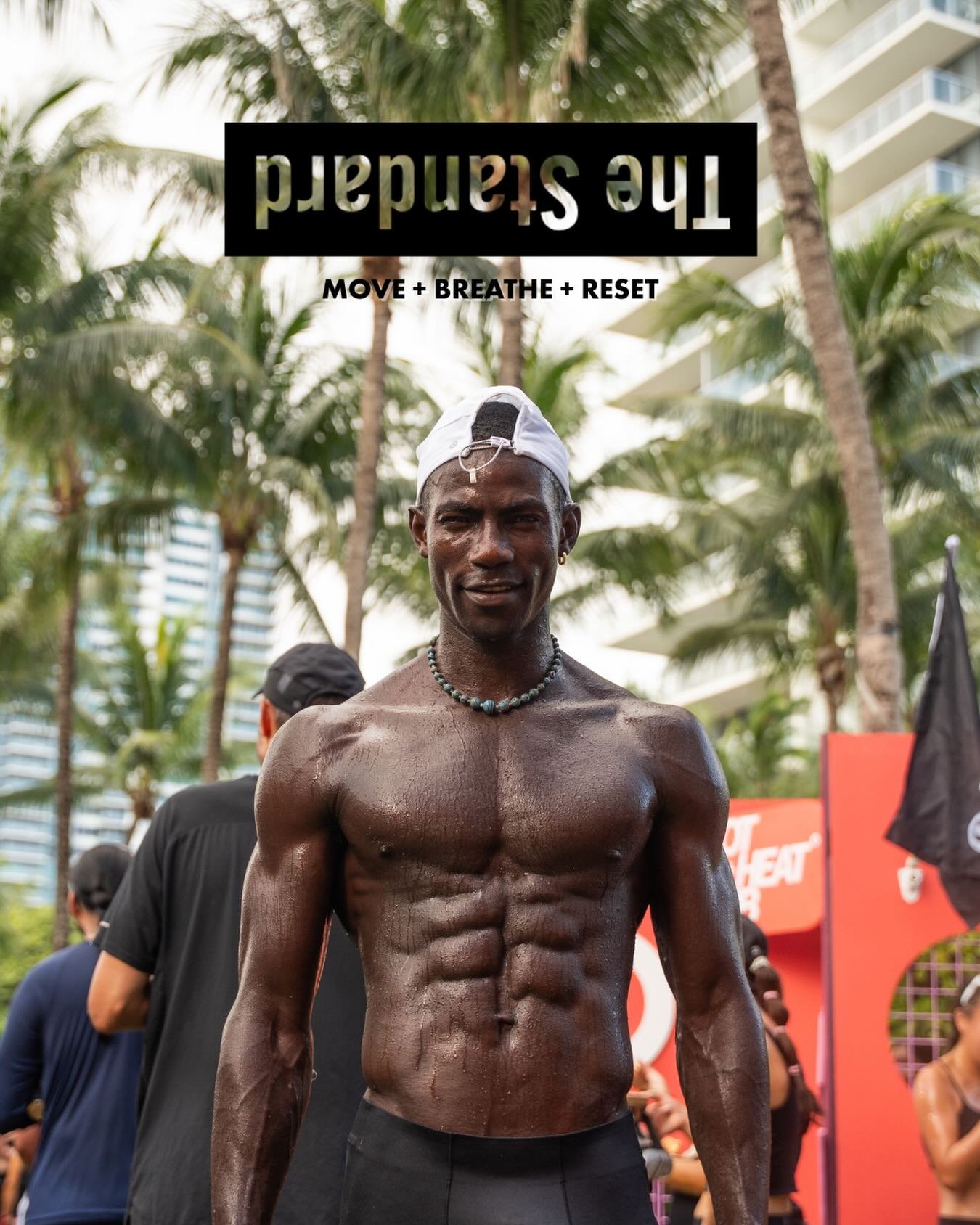 The Standard X Madetomovetraining 
.
Come and get away and experience luxury while enjoying an evening of reset with amazing vibes🕺🏿🫡
.
@thestandardmiami 
.
Link is in bio