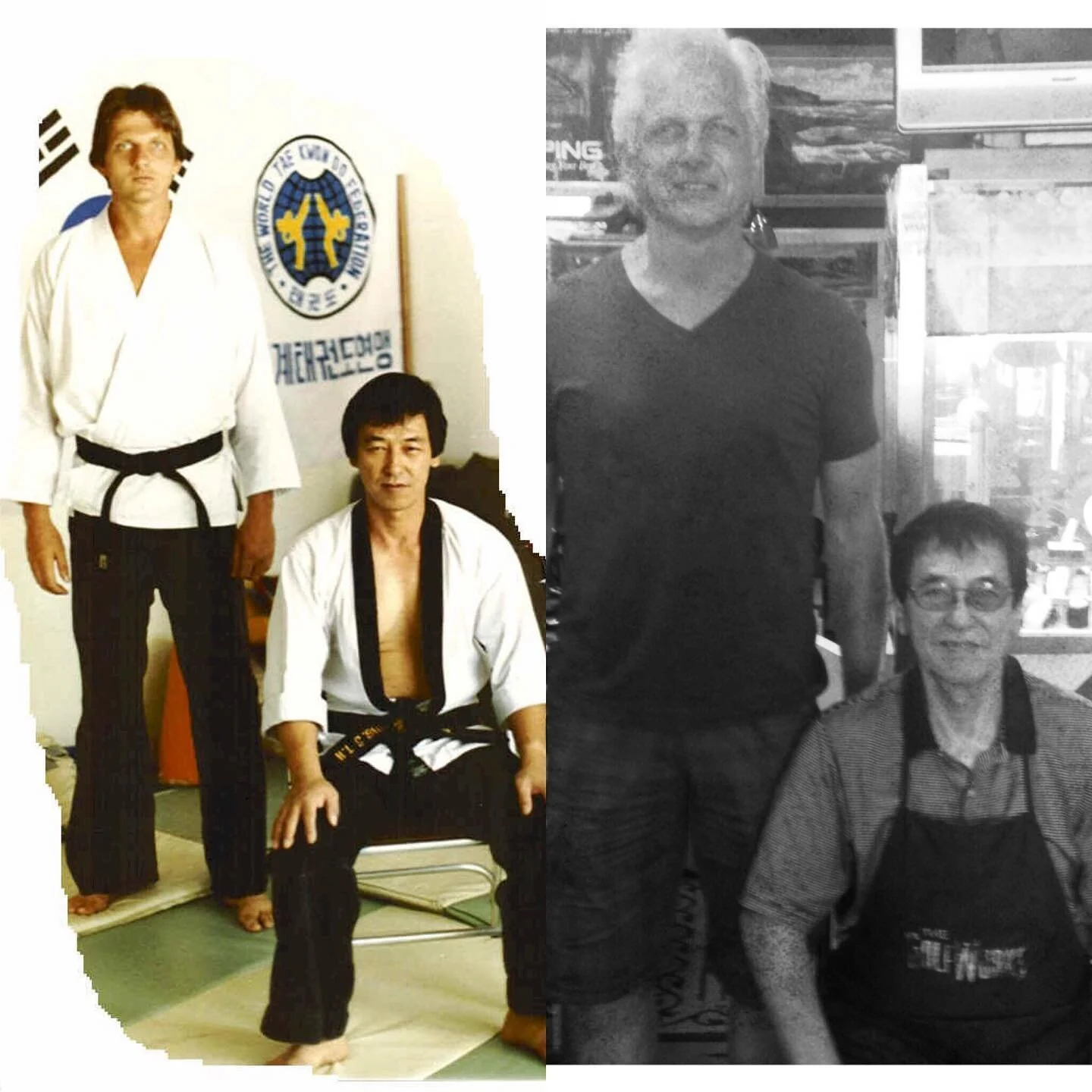 Through the years: Grandmaster Wheaton and Grandmaster Hong