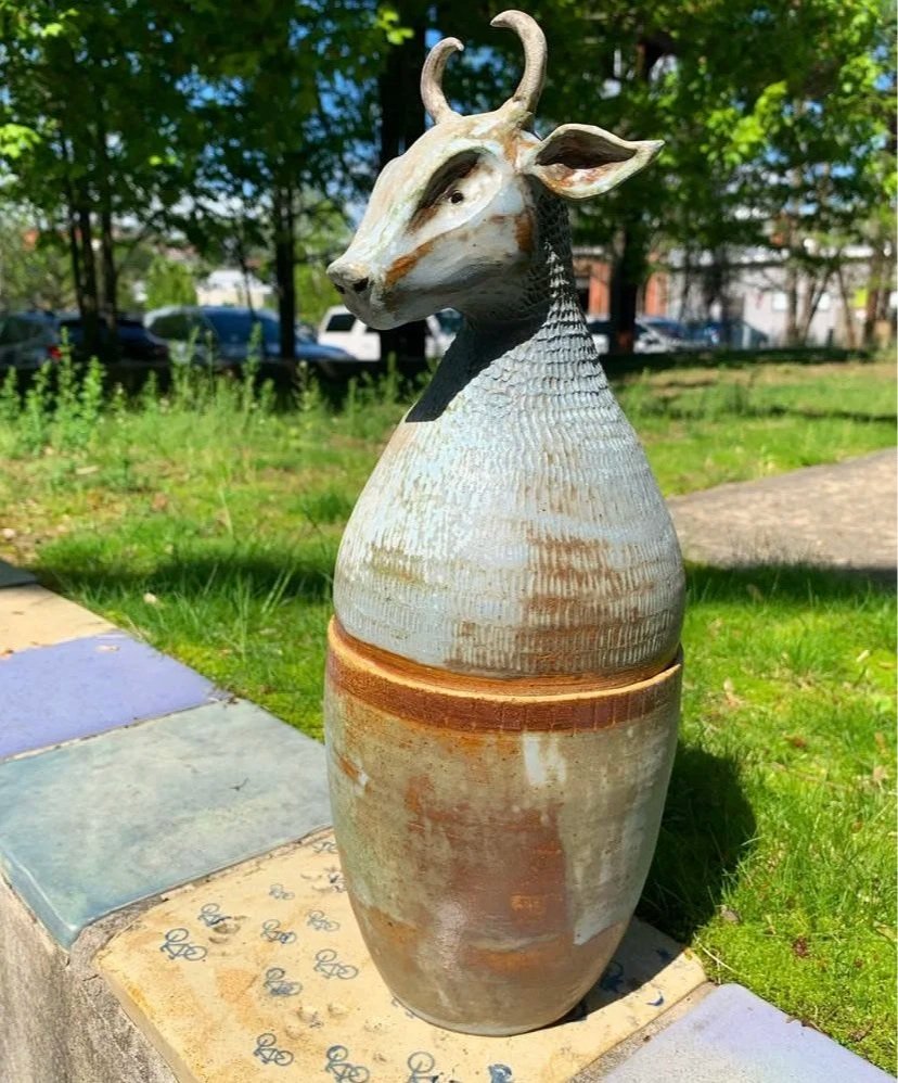 goat canopic jar, 2025