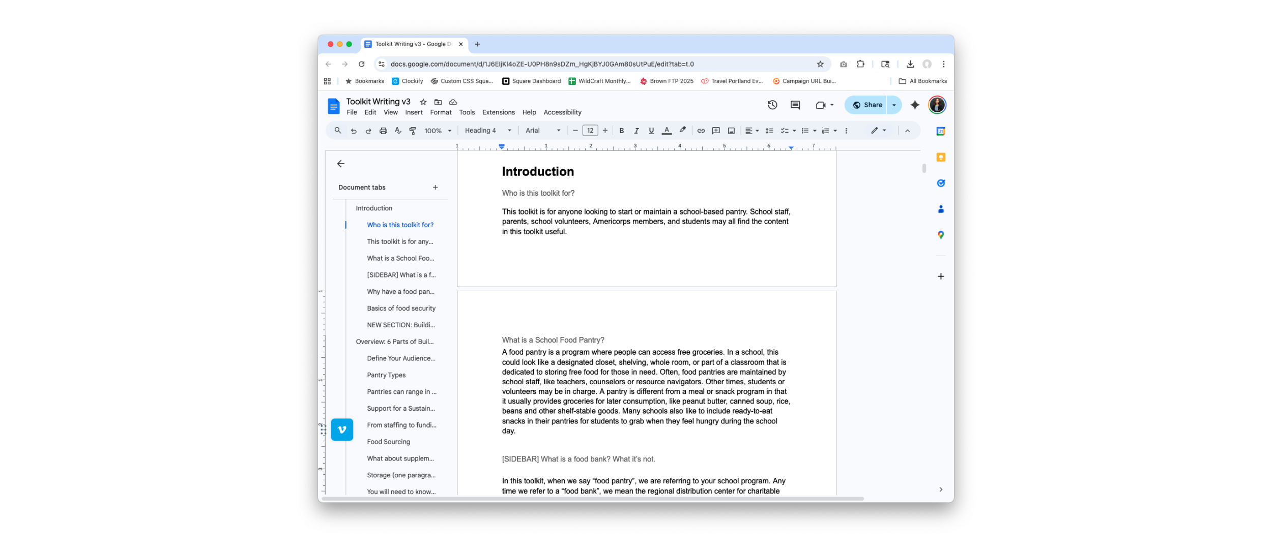 Content Development & Peer Feedback After the workshop, the design strategist translated our shared decisions into a detailed content outline. The client team then spent several weeks writing into that outline — capturing stories, guidance, an