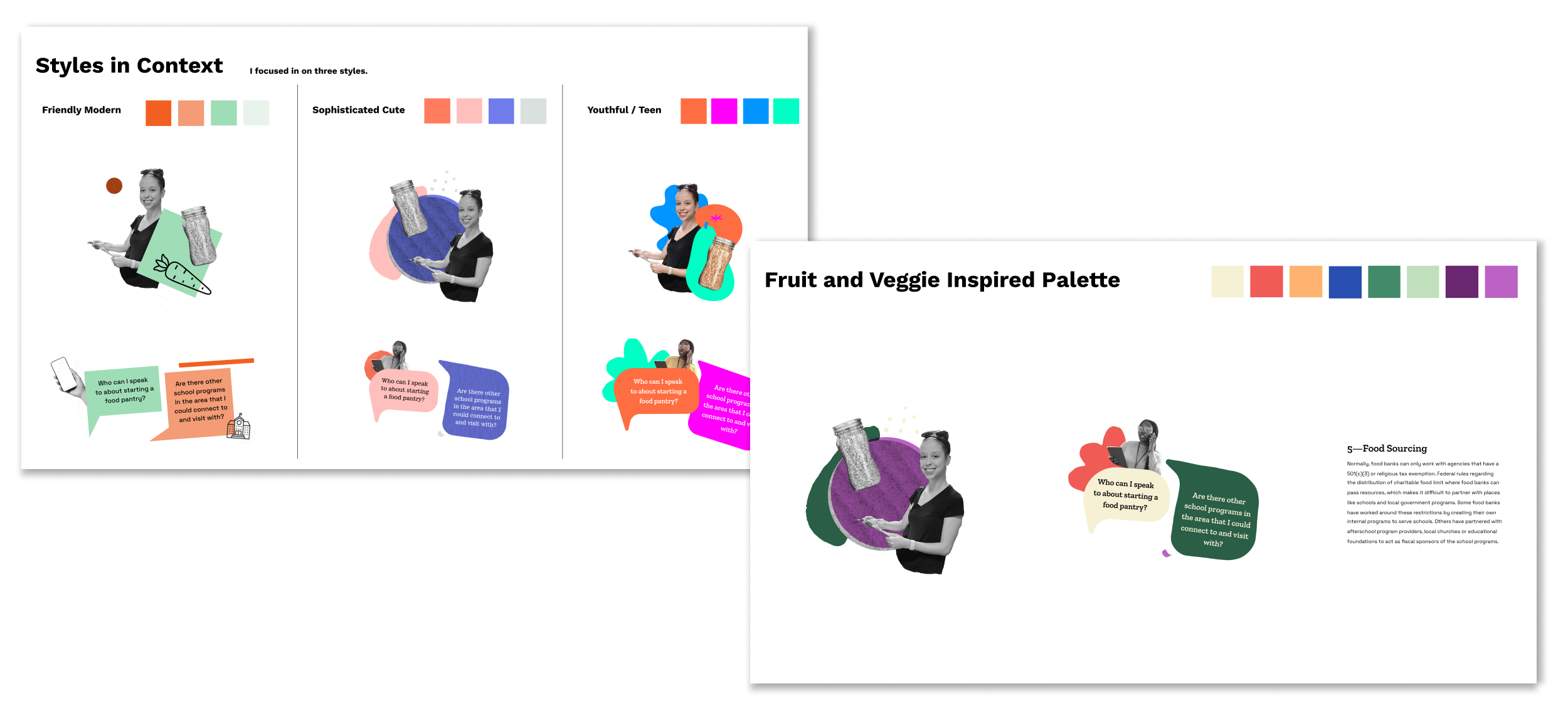 Once we had locked in on a visual language I was able to develop a system of elements to streamline the toolkit, including section openers, sidebars, illustrative lists, and graphic collage elements.