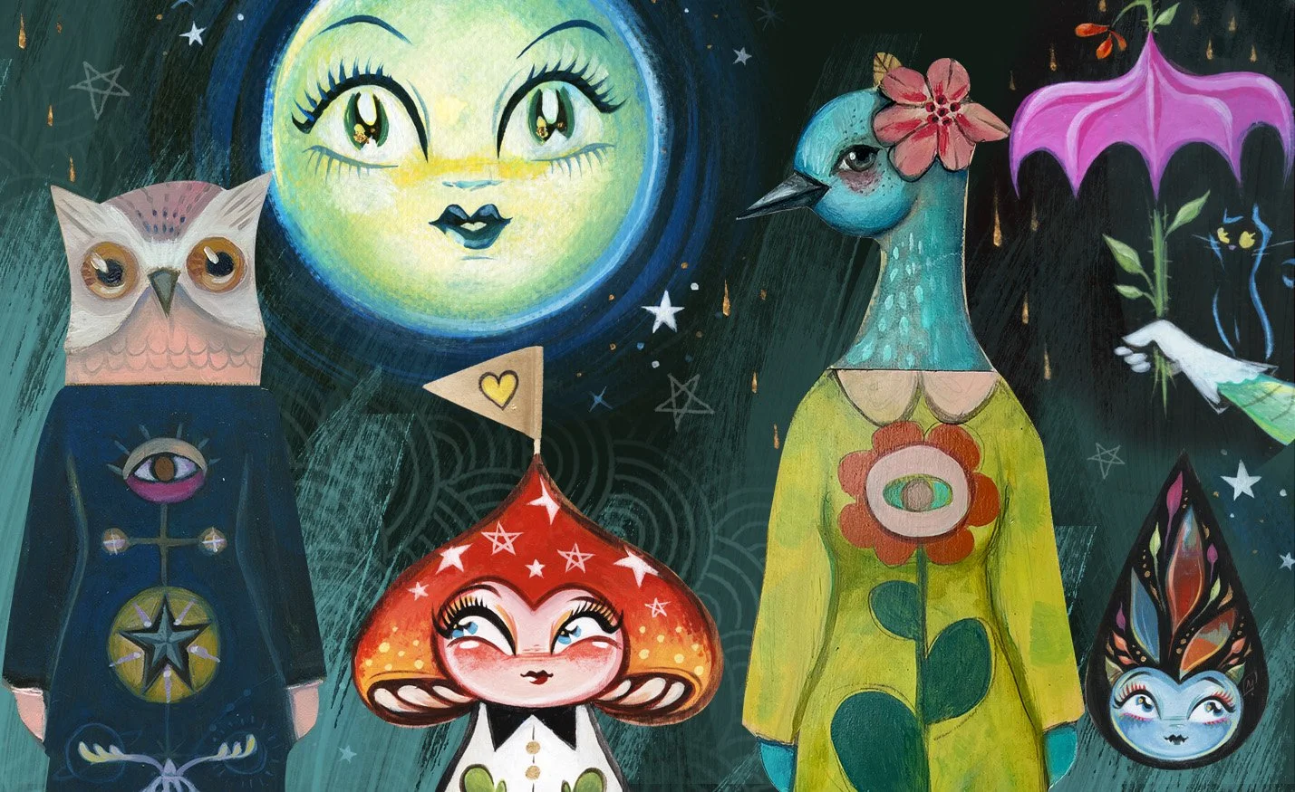 Secret Lives of Dolls - New Art by sisters CJ Metzger and Miss Mindy