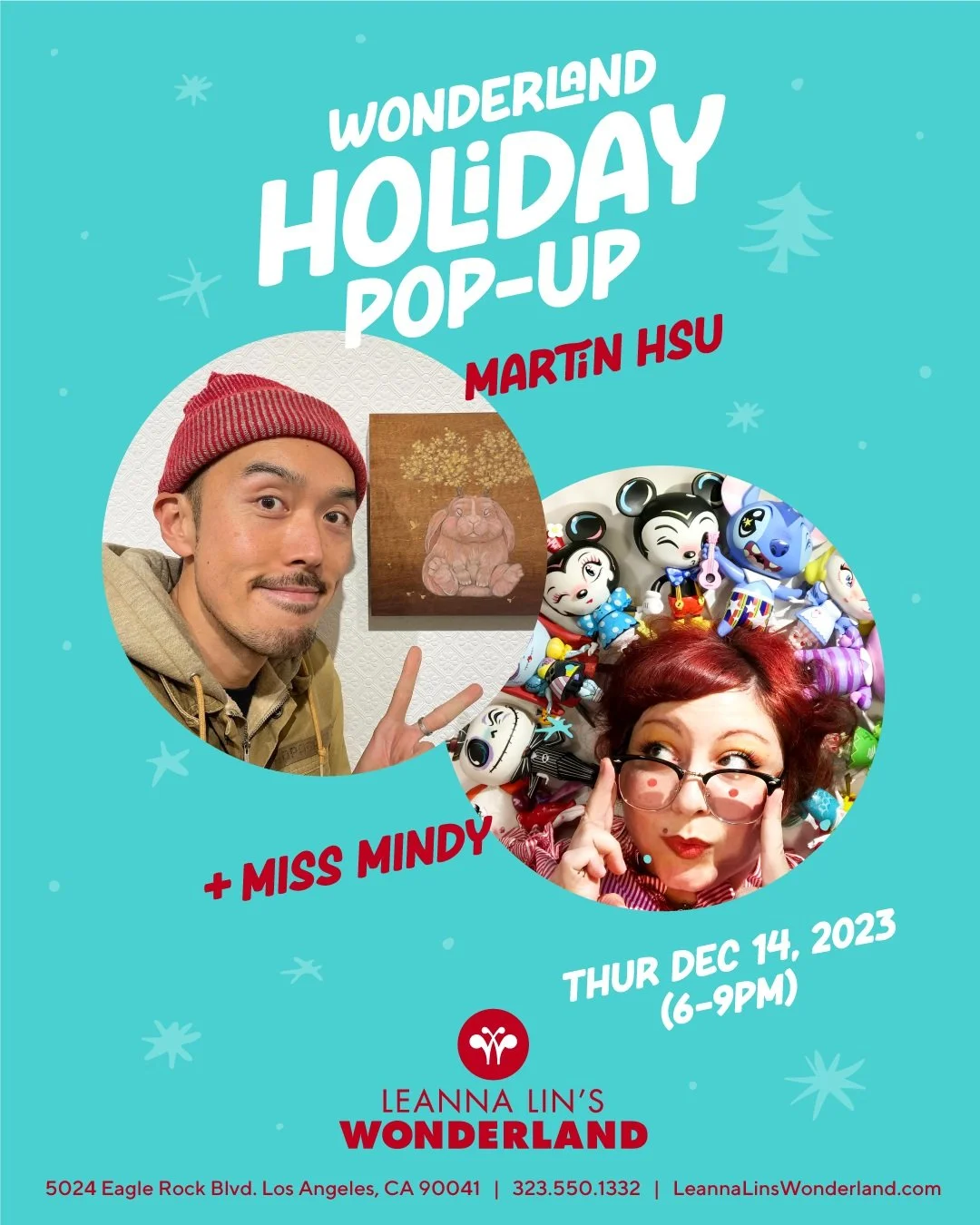 Wonderland Holiday Pop-Up with Martin Hsu and Miss Mindy!
