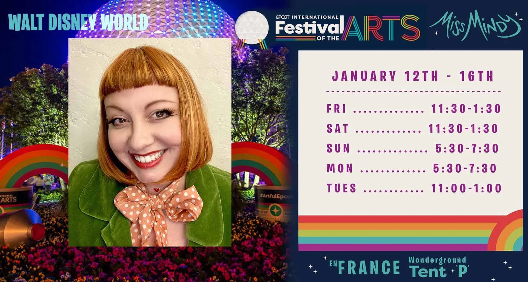 2024 Epcot Festival of the Arts ~ Disney World  (JAN)