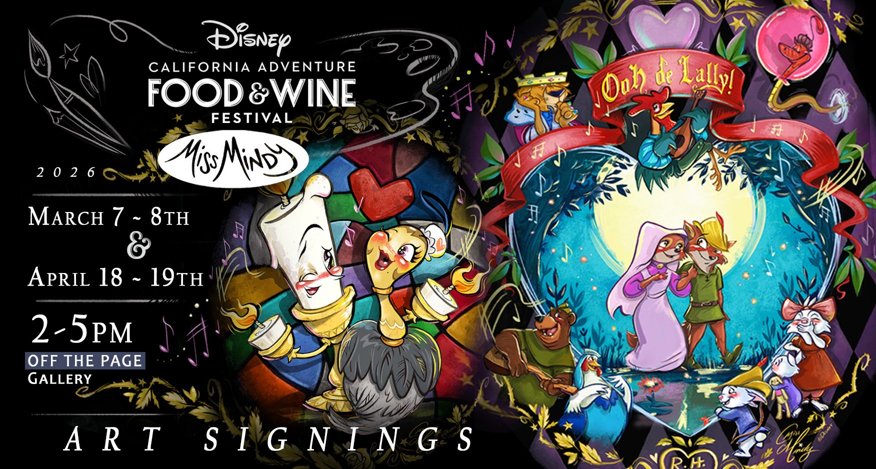 2026 Disney California Adventure Food, Wine and ART Festival! ROUND 2!