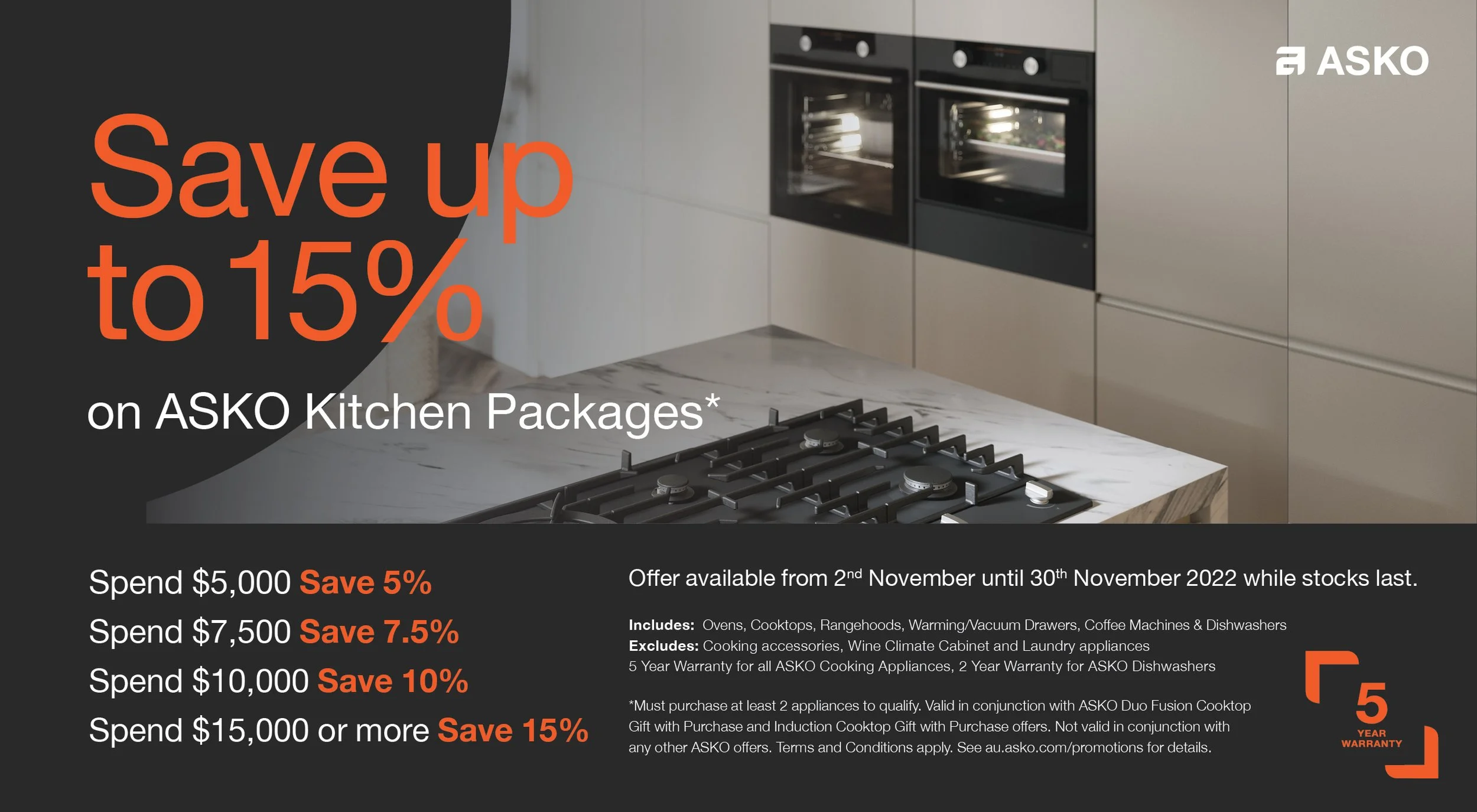 asko duo fusion cooktop