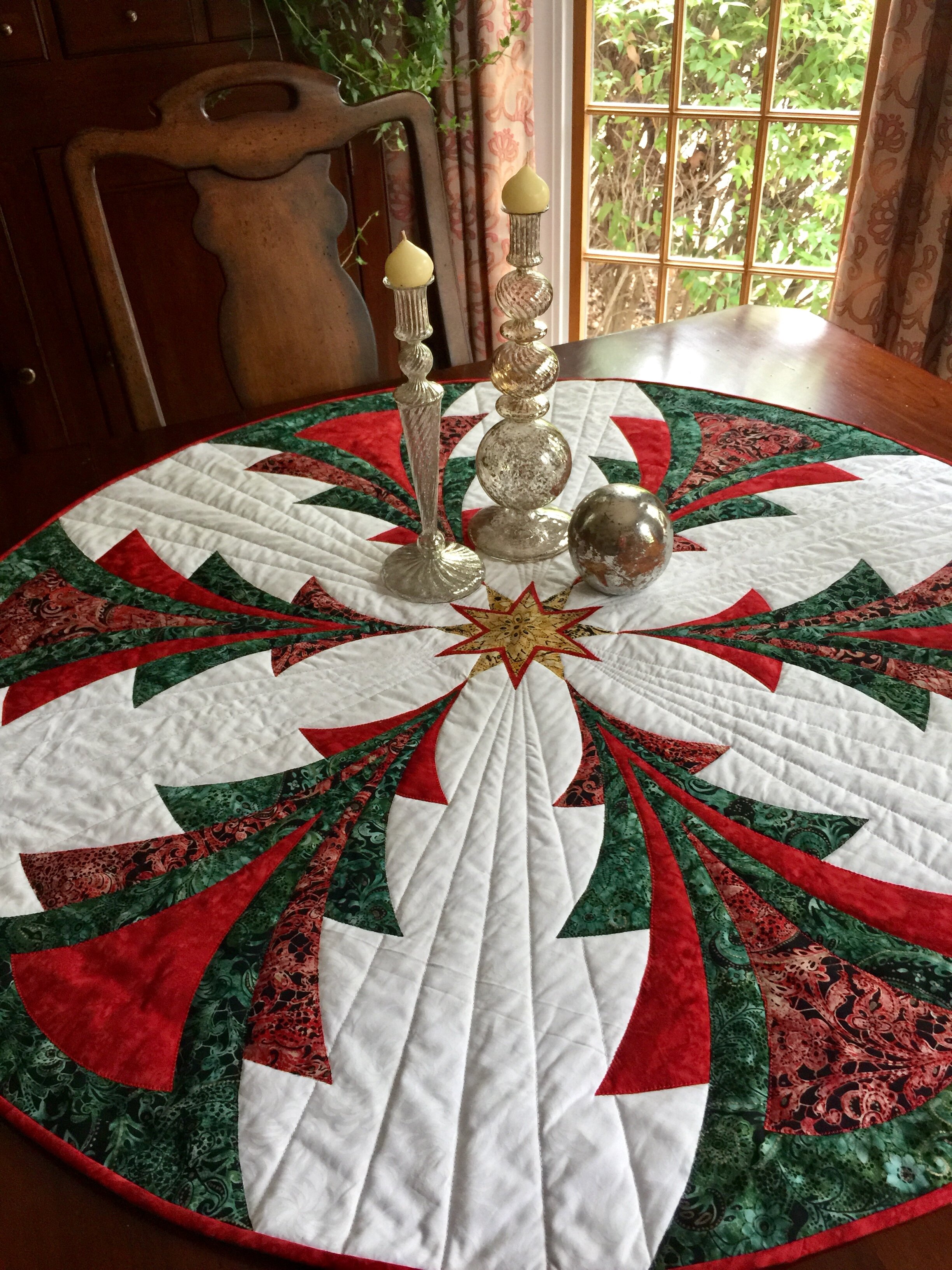 Christmas Tree Skirt Quilt Pattern Luminous Mailed Pattern