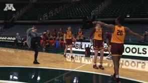 Gopher Women's Basketball - Shootaround at Michigan State