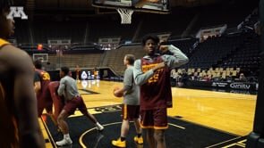 Gopher Men's Basketball - Shootaround at Purdue