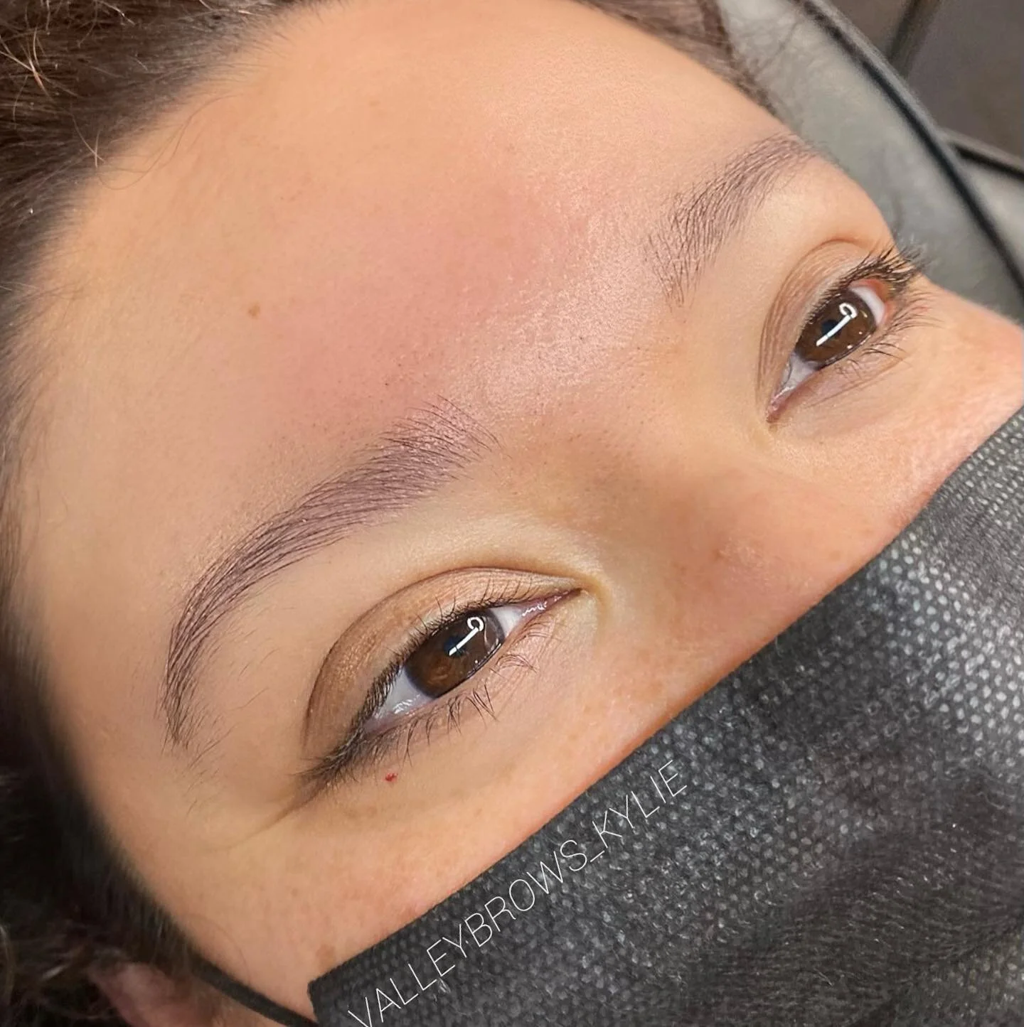 Bold and beautiful first session ❤️
Swipe to see before &mdash;&gt;

@bowleresthetics 
@browdaddy Tokyo black &amp; Truffle dream 
@cosmeticinksoap 

#naturalmicroblading #microblading #microbladingsonoma #microbladingsonomacounty #valleybrows #valle