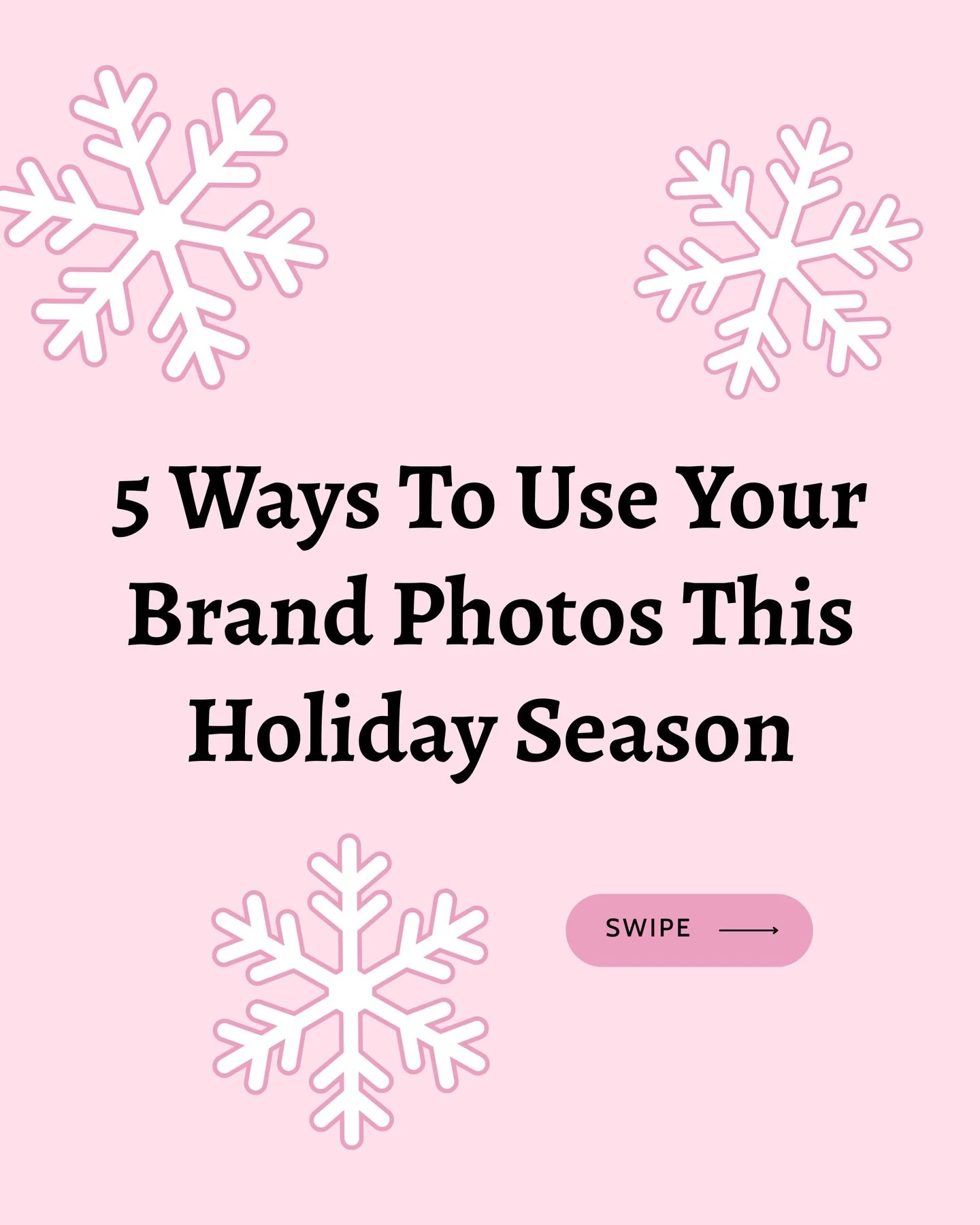 Your brand photos aren&rsquo;t just for your website. They can do so much this holiday season.🎄

From holiday cards to fresh business cards, Pinterest ads, and social media posts, these 5 ideas make it easy to use your photos in ways that feel festi