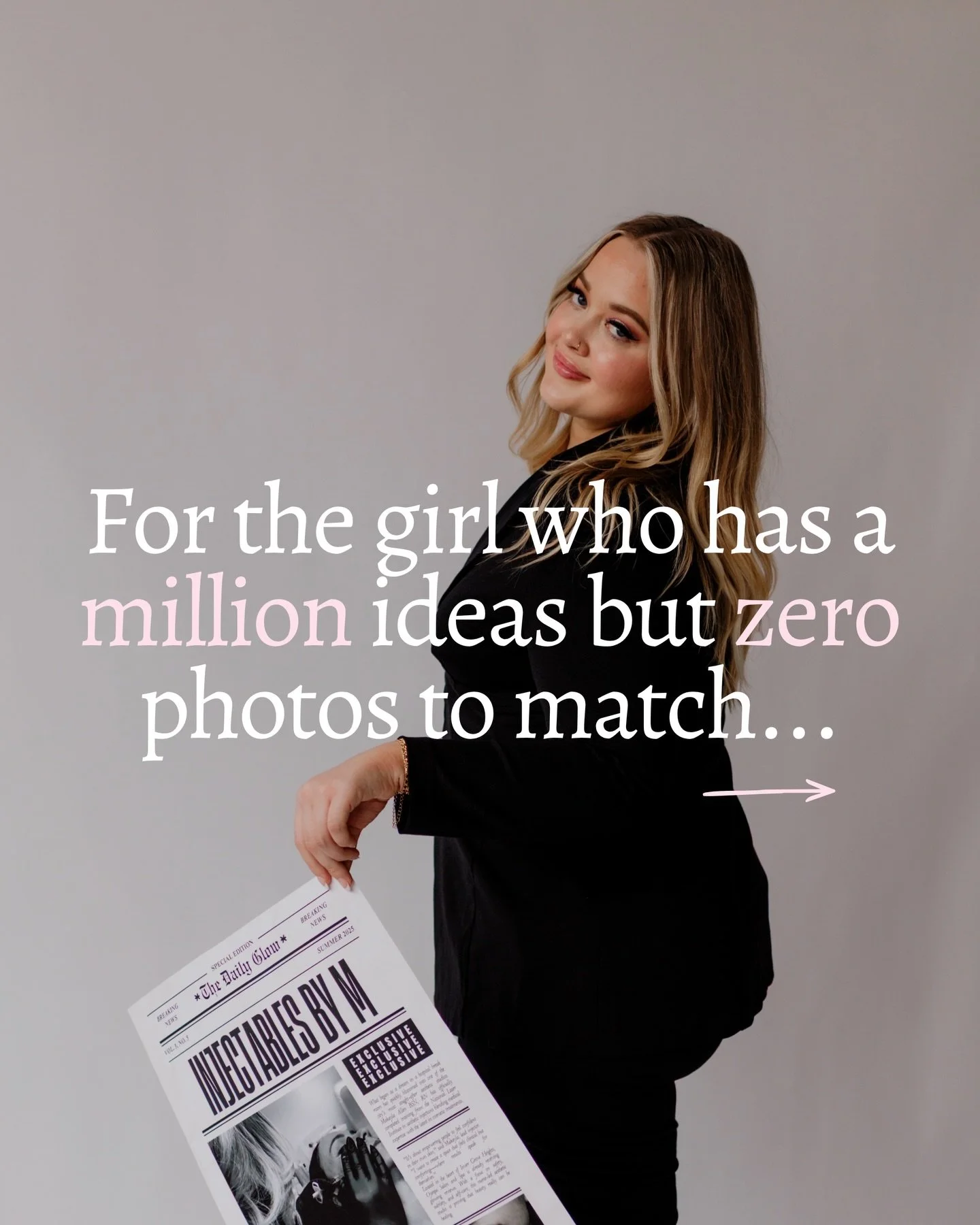 You don&rsquo;t need more ideas&hellip; you probably already have plenty of those.

What most people actually need is visuals that can keep up with the direction their brand is going.

I see this a lot with women who are building something meaningful