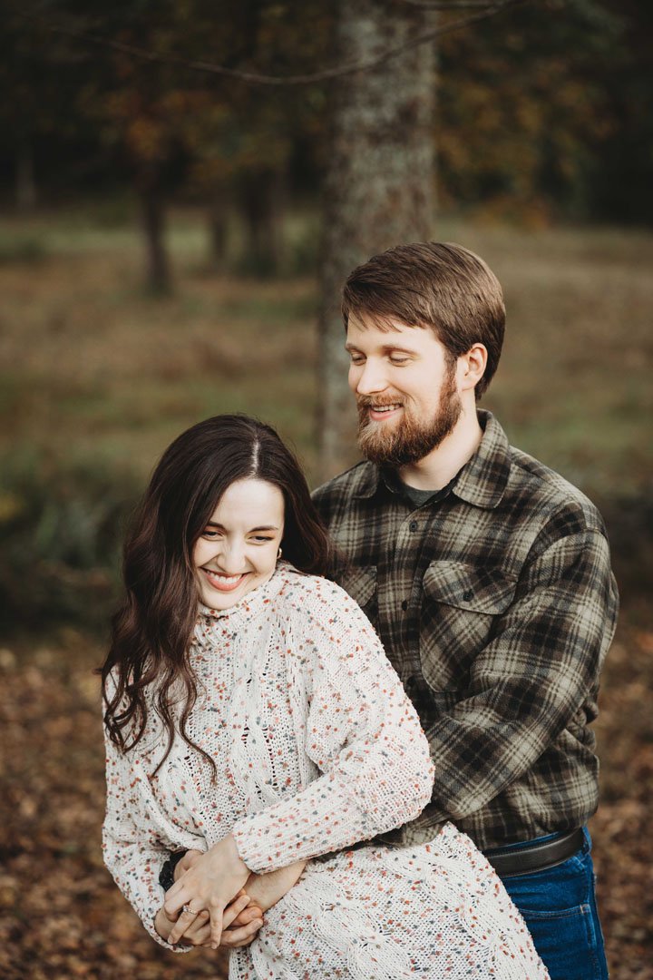 Natural engagement photography in Middle Tennessee