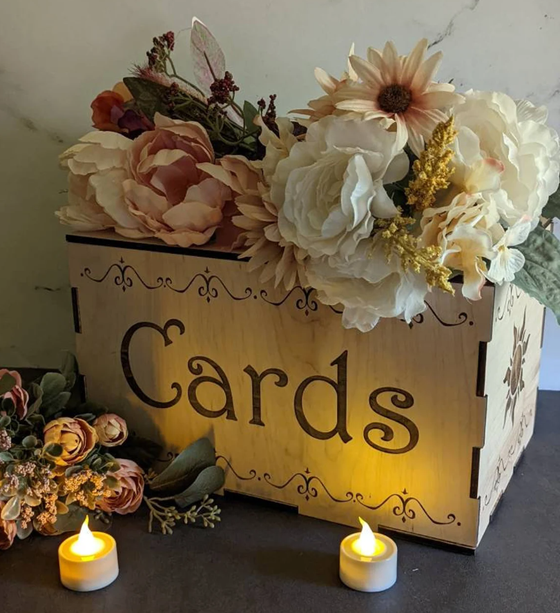 Tangled Theme Wooden Card Box