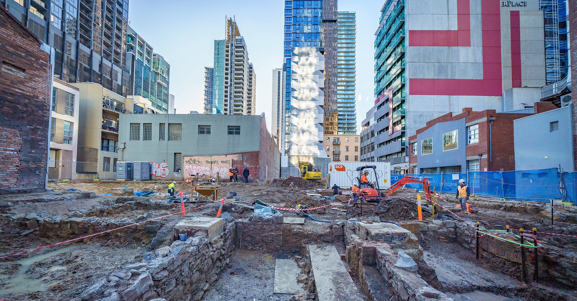 BURIED BLOCKS OF BENNETTS LANE, MELBOURNE