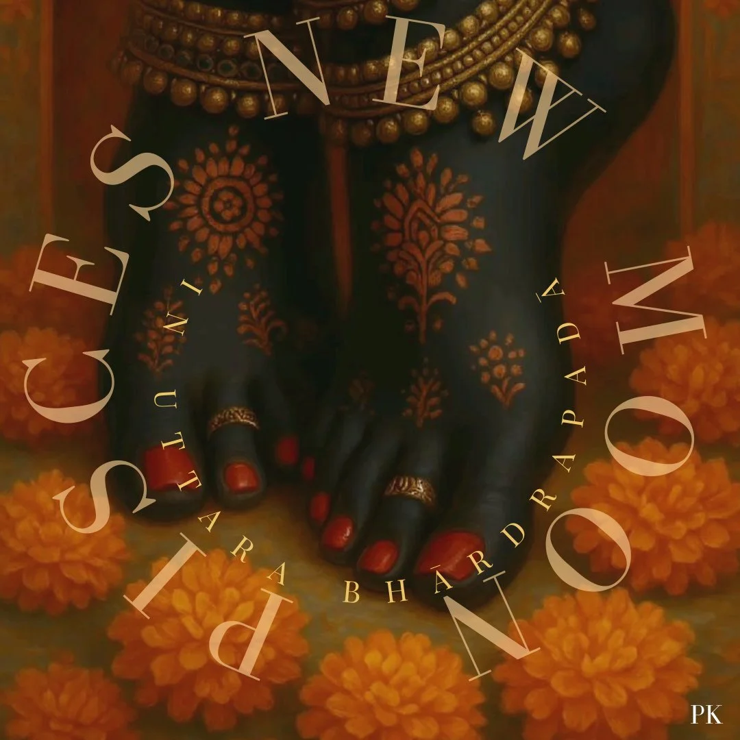 PISCES NEW MOON IN UTTARA BHĀDRAPADĀ⁠
⁠
When: 18th - 19th of March⁠
⁠
This is our first lunation post eclipse season. If it feels like you are still digesting the cosmic energy from the 17th February - 3rd of March, this Moon can help sweep away some