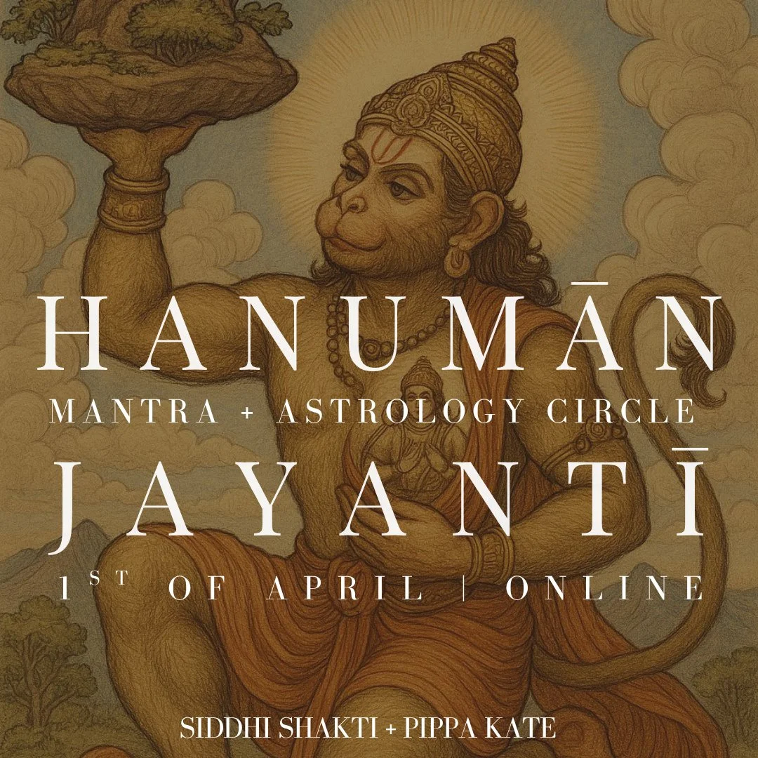 HANUMĀN JAYANTHĪ | MANTRA + ASTROLOGY CIRCLE | 1ST OF APRIL ⁠
⁠
⁠
People often complain about Saturn in their chart, or the effects of restriction as well as containment that this planet can bring. Maybe you&rsquo;re going through a Saturn Return (ev