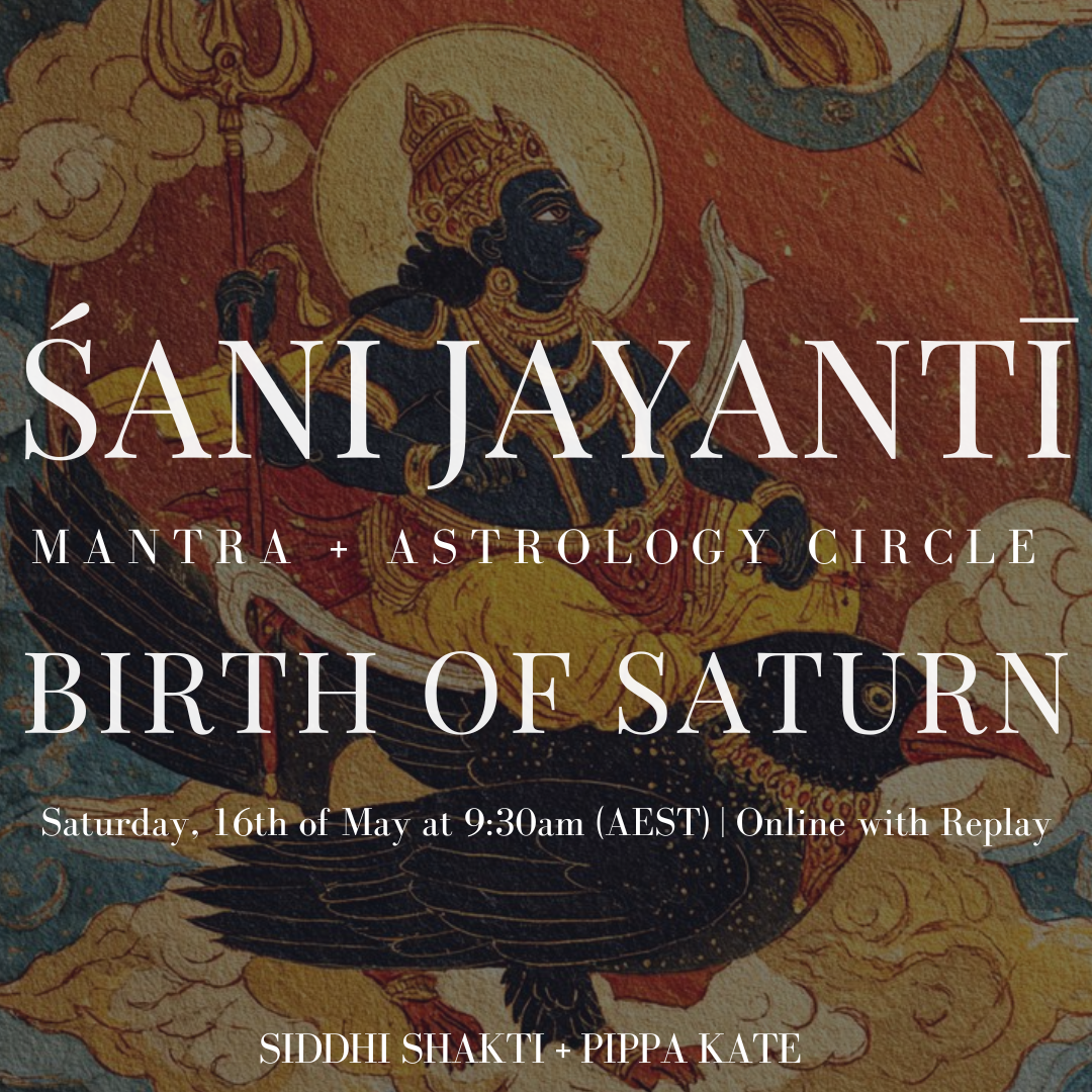 Śani Jayantī | Birth of Saturn: Mantra + Astrology Circle  