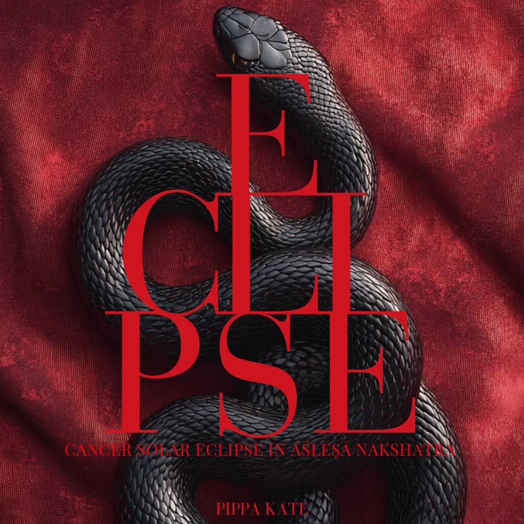 ĀŚLEȘĀ SOLAR ECLIPSE 🌙 
When: 12th-13th August

The final Eclipse Season of 2026, opens with our first Cancer Solar Eclipse in 9 years and will close with our final Aquarius Lunar Eclipse for 9 years on the 28th-29th. 

This can represent a period o