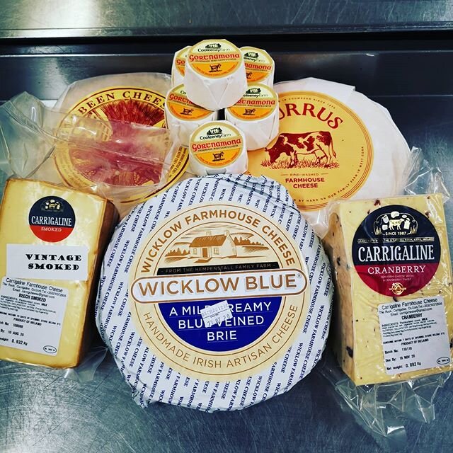 A good few boxes going out tomorrow. Thanks to @sheridanscheese @carrigalinefarmhousecheese @keohaneseafoods 
#supportsmallbusiness #supportlocal #familybusiness #corkfood #localbusiness
