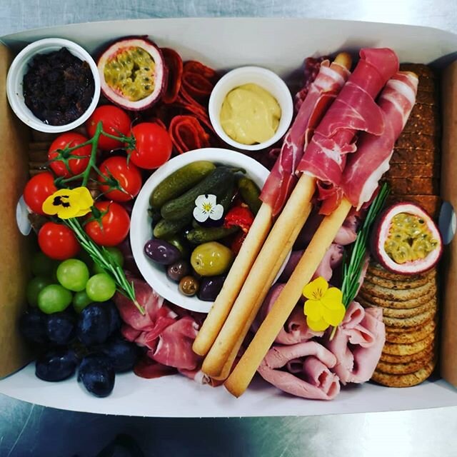 Our gourmet gift boxes are the perfect gift for father's day...like this meat &amp; cheese one! But delivery slots are almost full so don't delay with placing your order! See our full range of boxes and place your order on www.hannahskitchen.ie