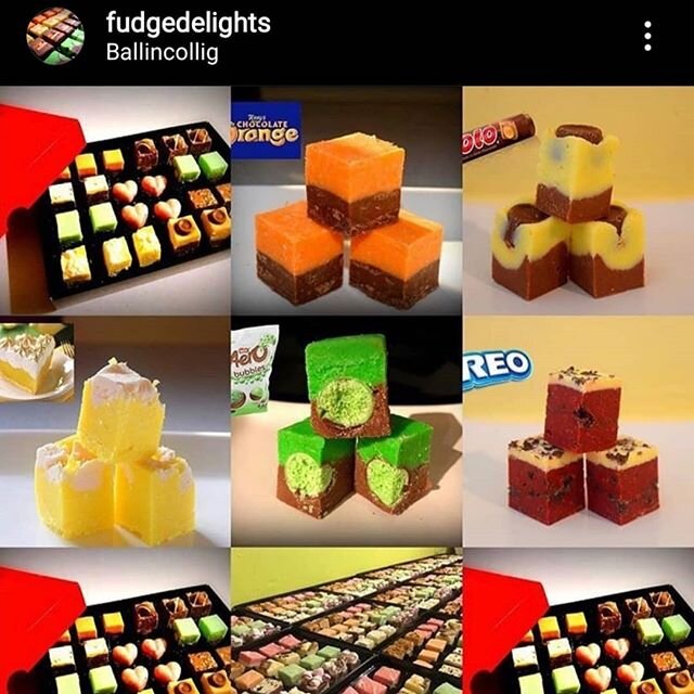 We're so delighted that Siobhan from @fudgedelights is supplying us with her delicious fudge for our afternoon tea and dessert boxes. If you want a box delivered on Saturday or Sunday our cut off is tomorrow evening. Otherwise collection can be made 