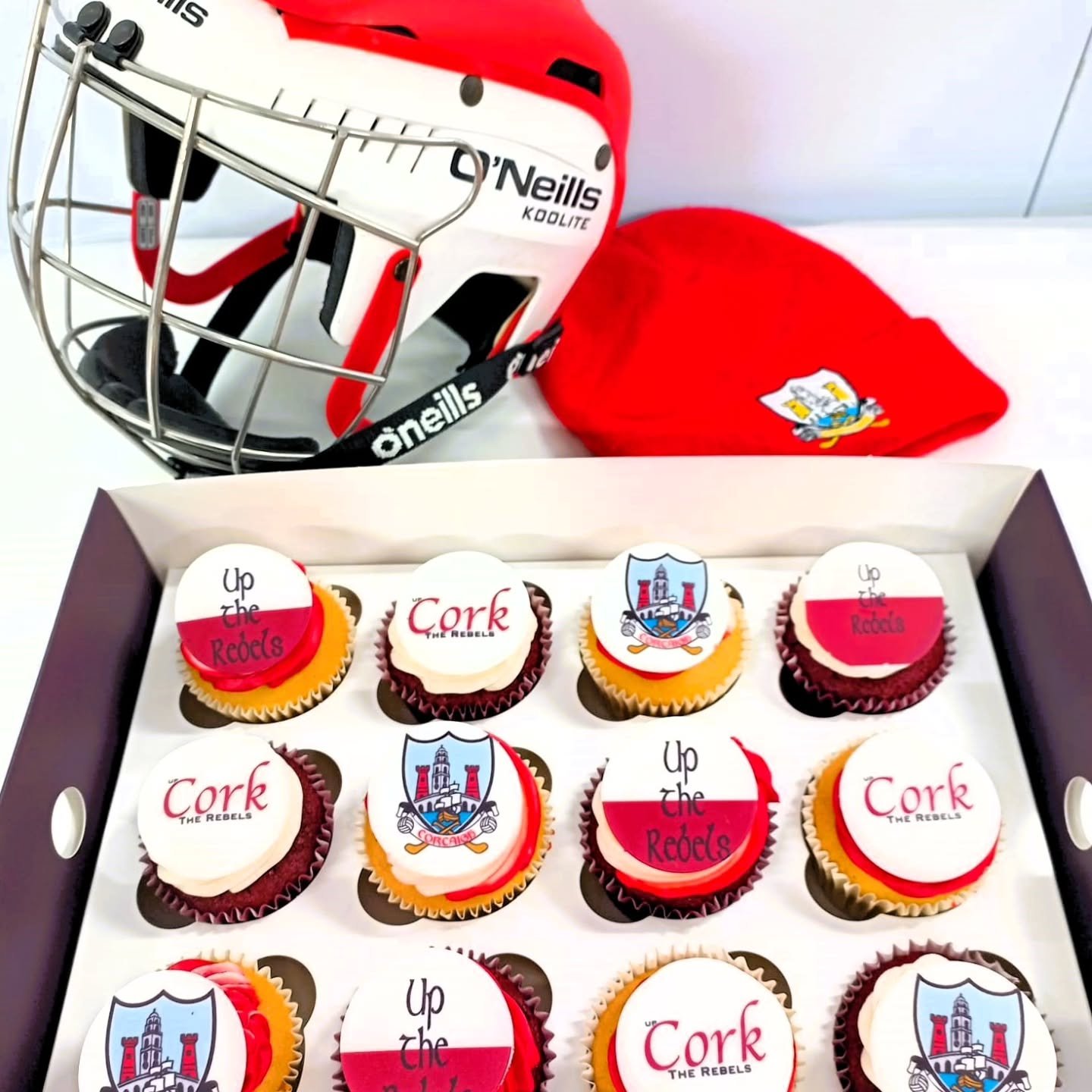 Are you ready for the All Ireland Hurling Final on July 21st? Whether you're cheering from the stands or hosting a watch party at home, we've got the perfect treat to celebrate the big day! Introducing our special themed cupcakes........Up The Rebels